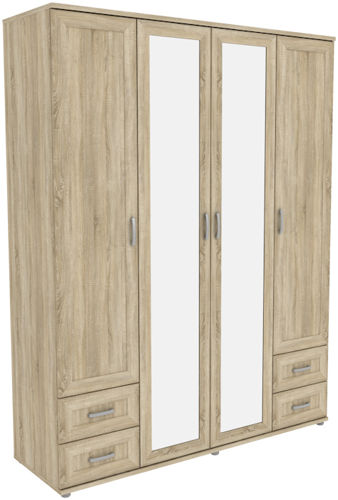 Шкаф для одежды с 2 зеркалами ГАРУН-К 514.08