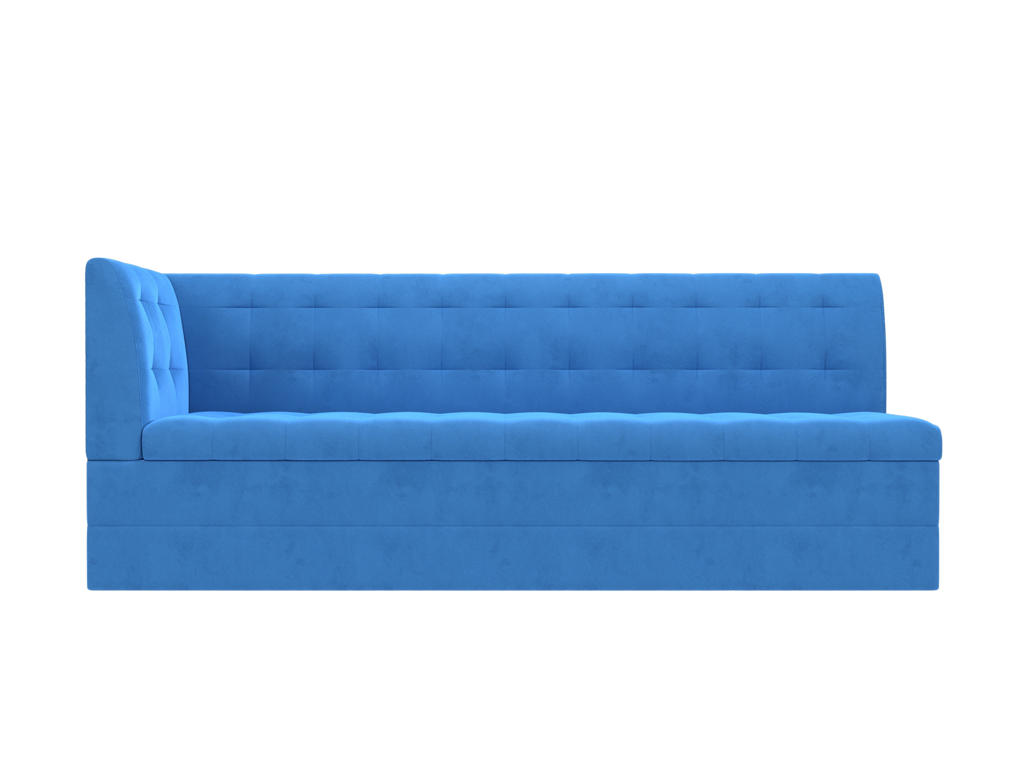 Кухонный диван Бриз с углом слева (Голубой)