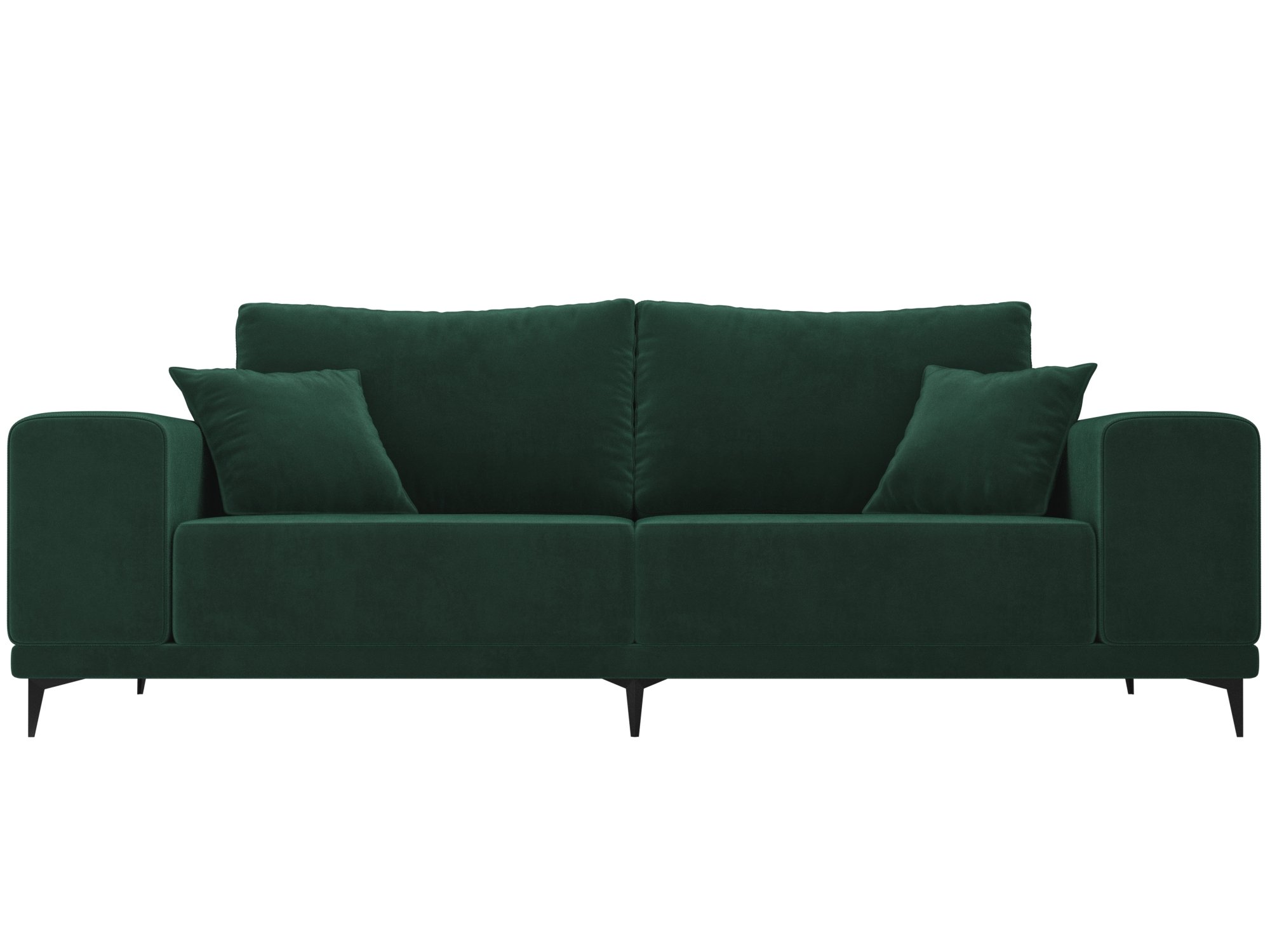 Прямой диван Льюес (Зеленый)