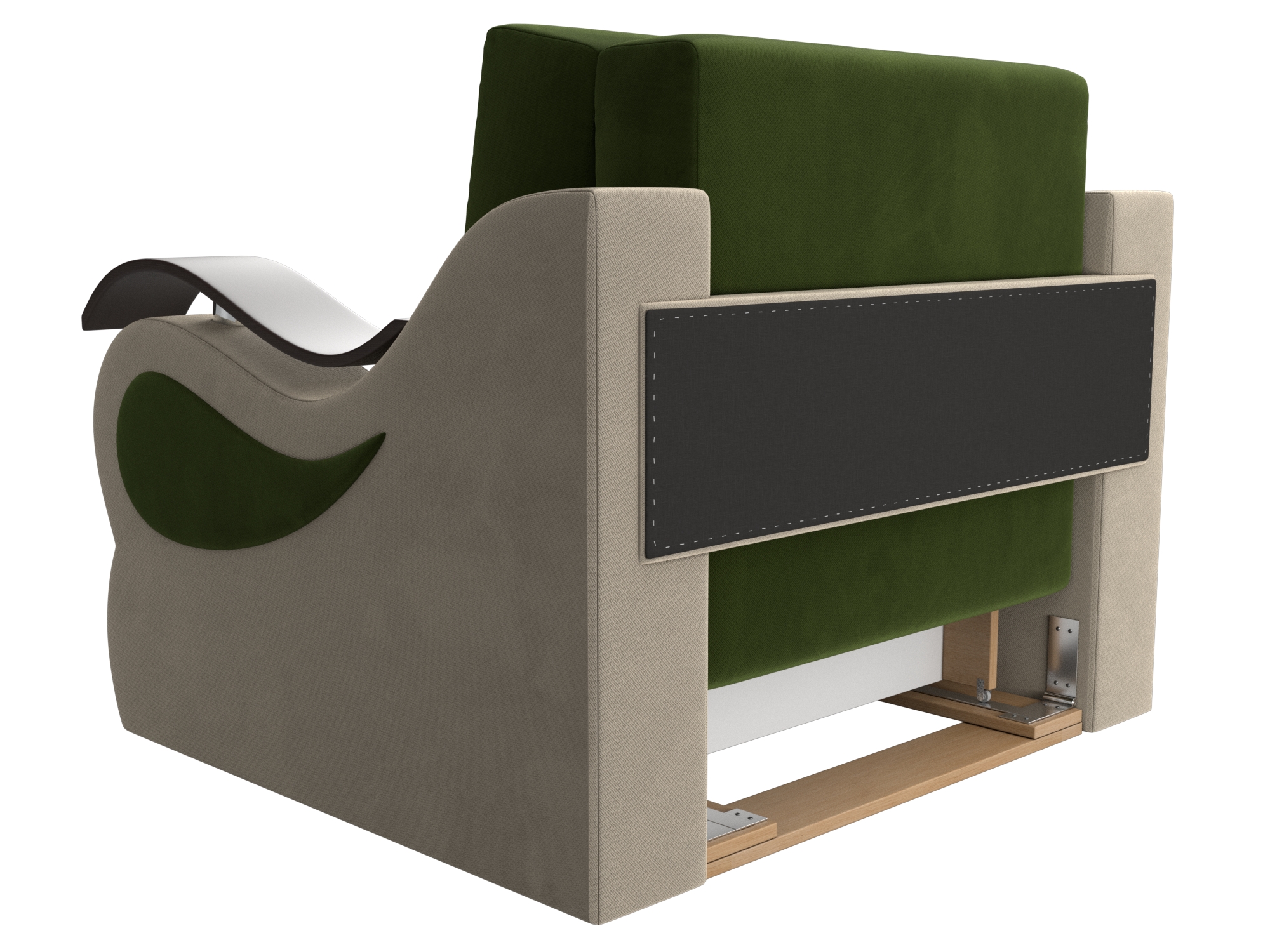 Кресло-кровать Меркурий 60 (Зеленый\Бежевый)