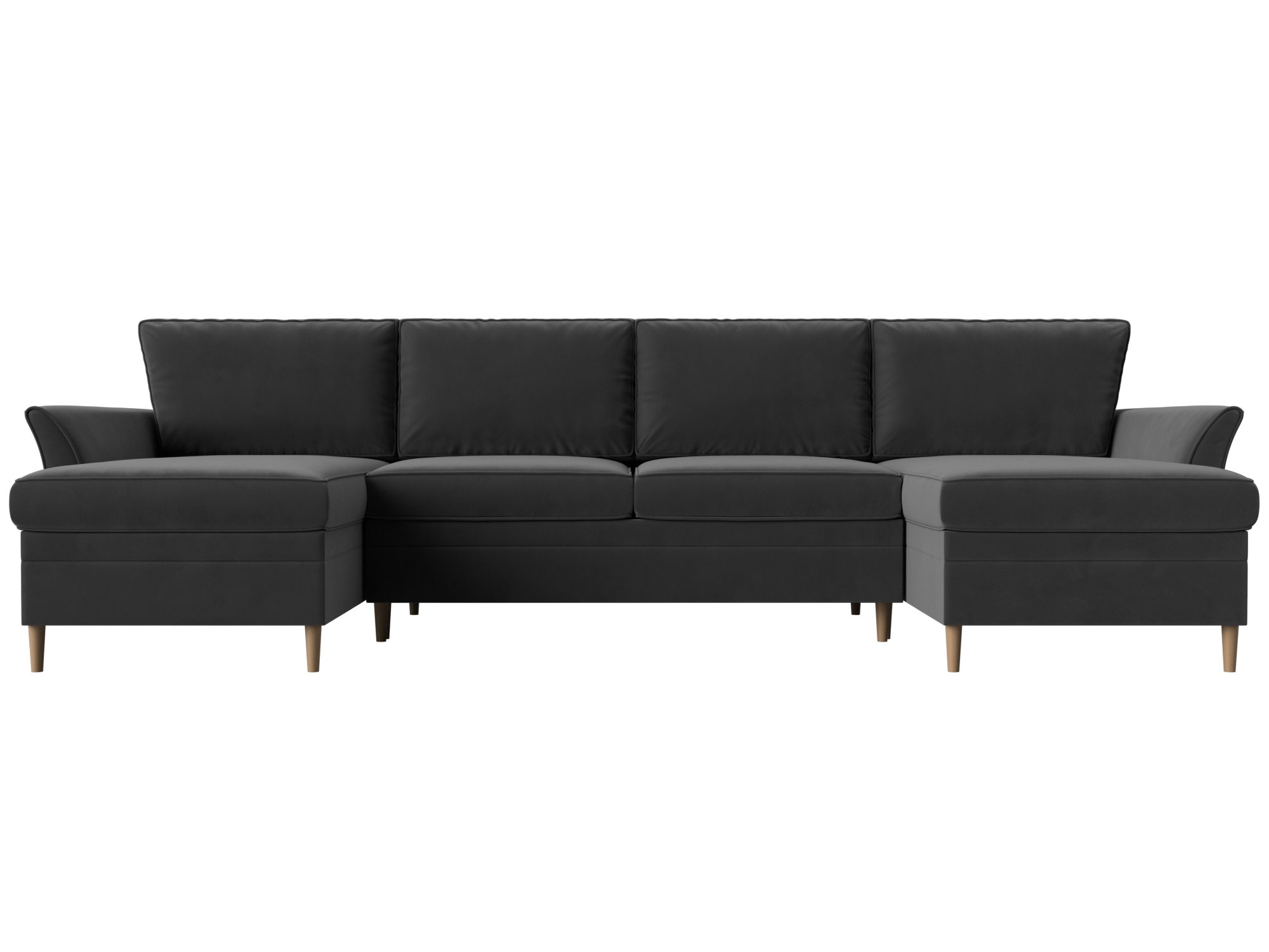 П-образный диван София (Серый)