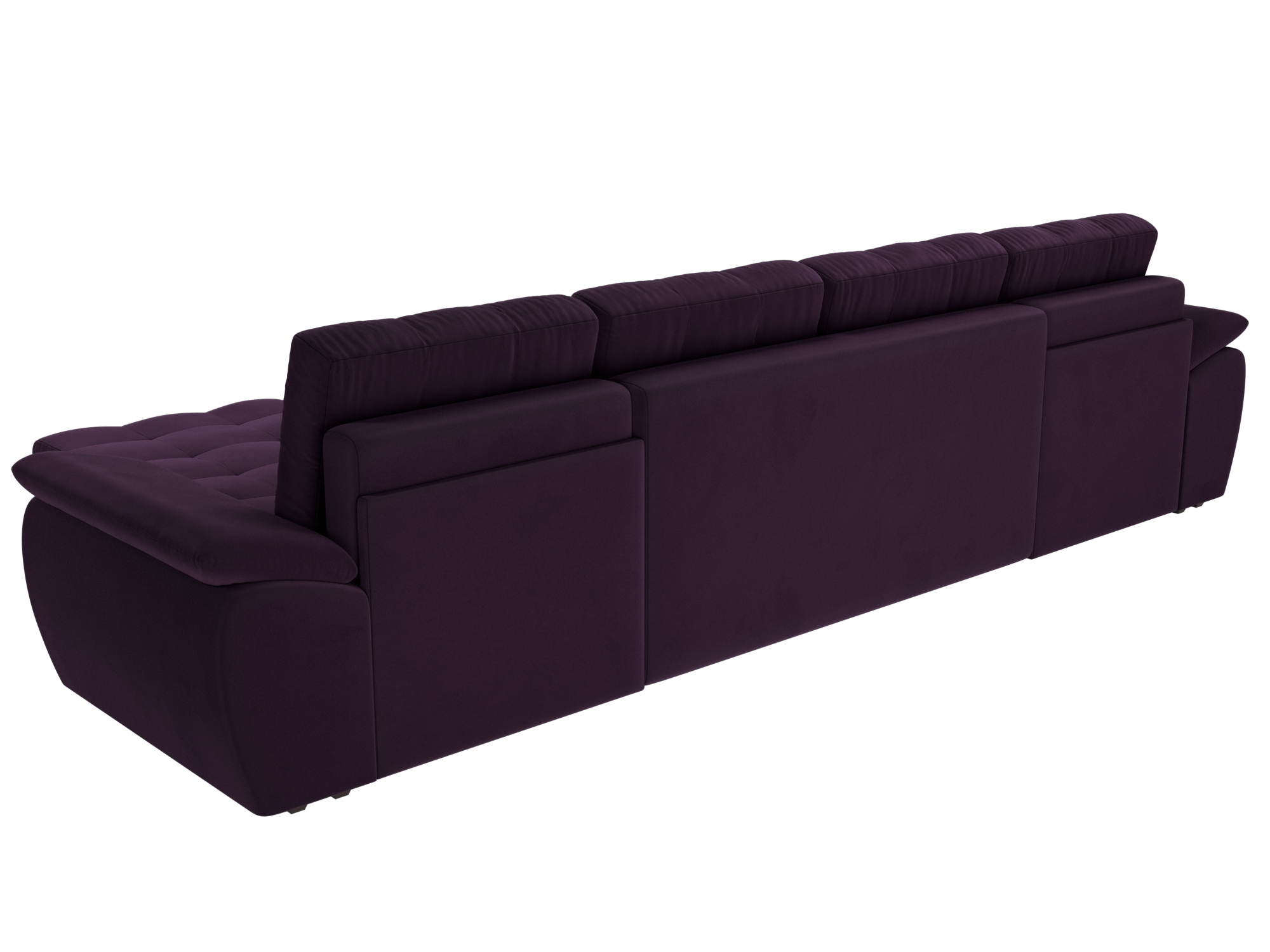 П-образный диван Нэстор (Фиолетовый\Бежевый)