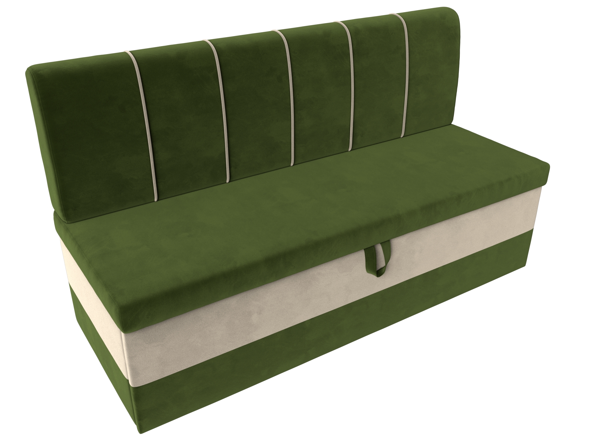 Кухонный диван Энигма (Зеленый\Бежевый)