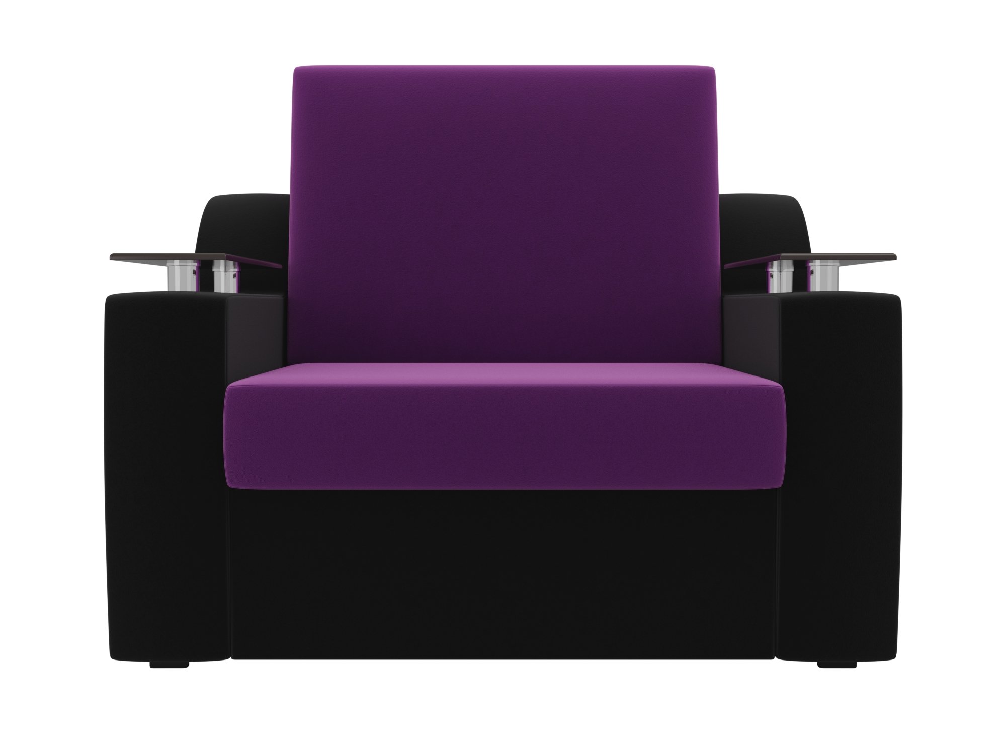 Кресло-кровать Сенатор 60 (Фиолетовый\Черный)