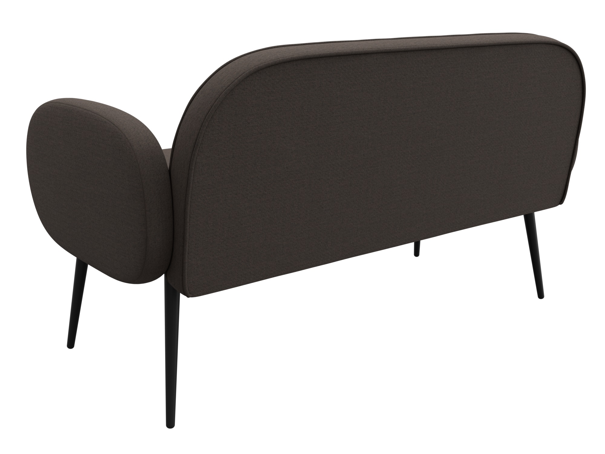 Диван прямой Лига-086 ( Амур 05 коричневый )