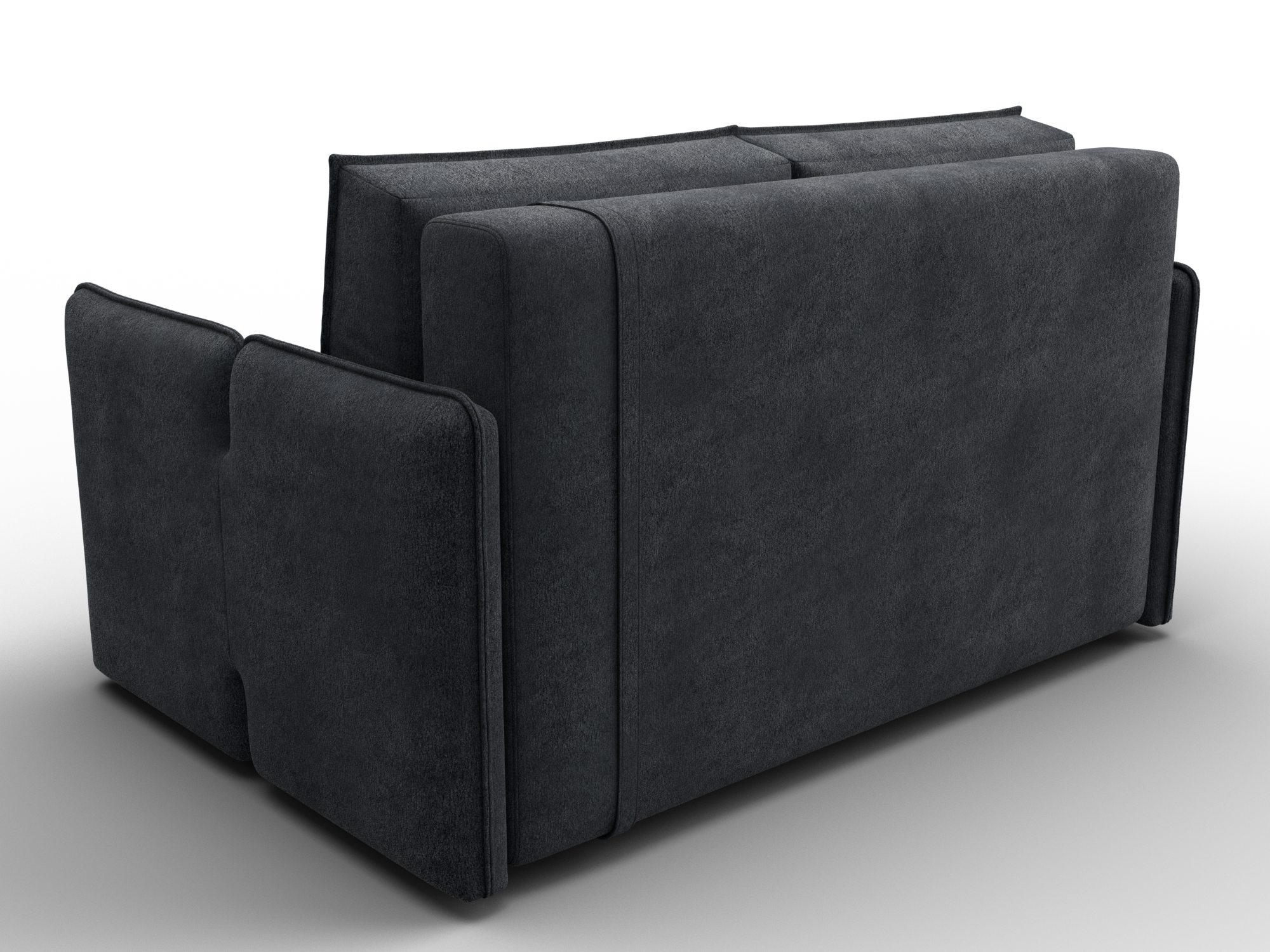 Диван прямой Лига-117 ( LAIM 26 темно-серый )