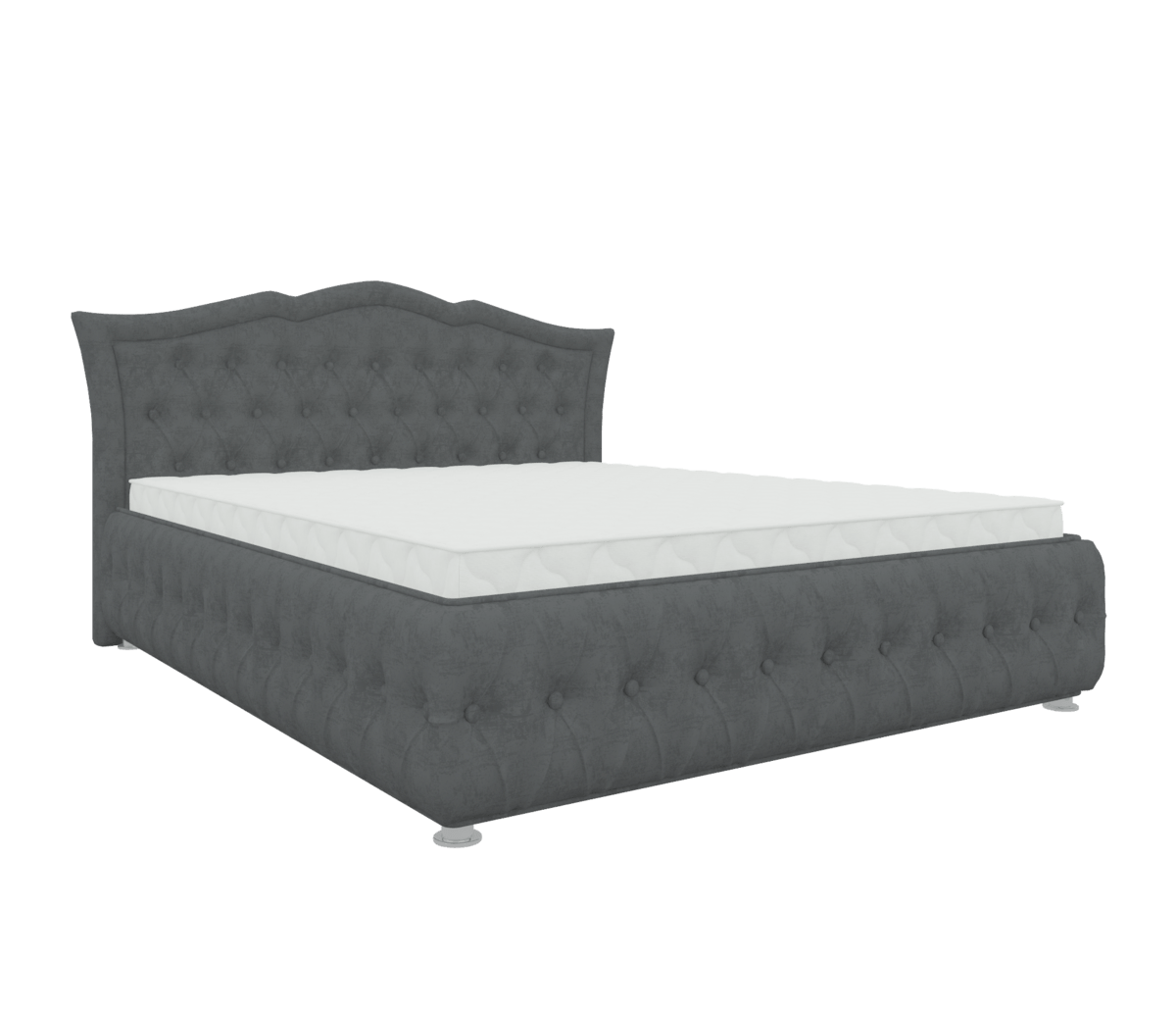 Интерьерная кровать Герда 160 (Черный)