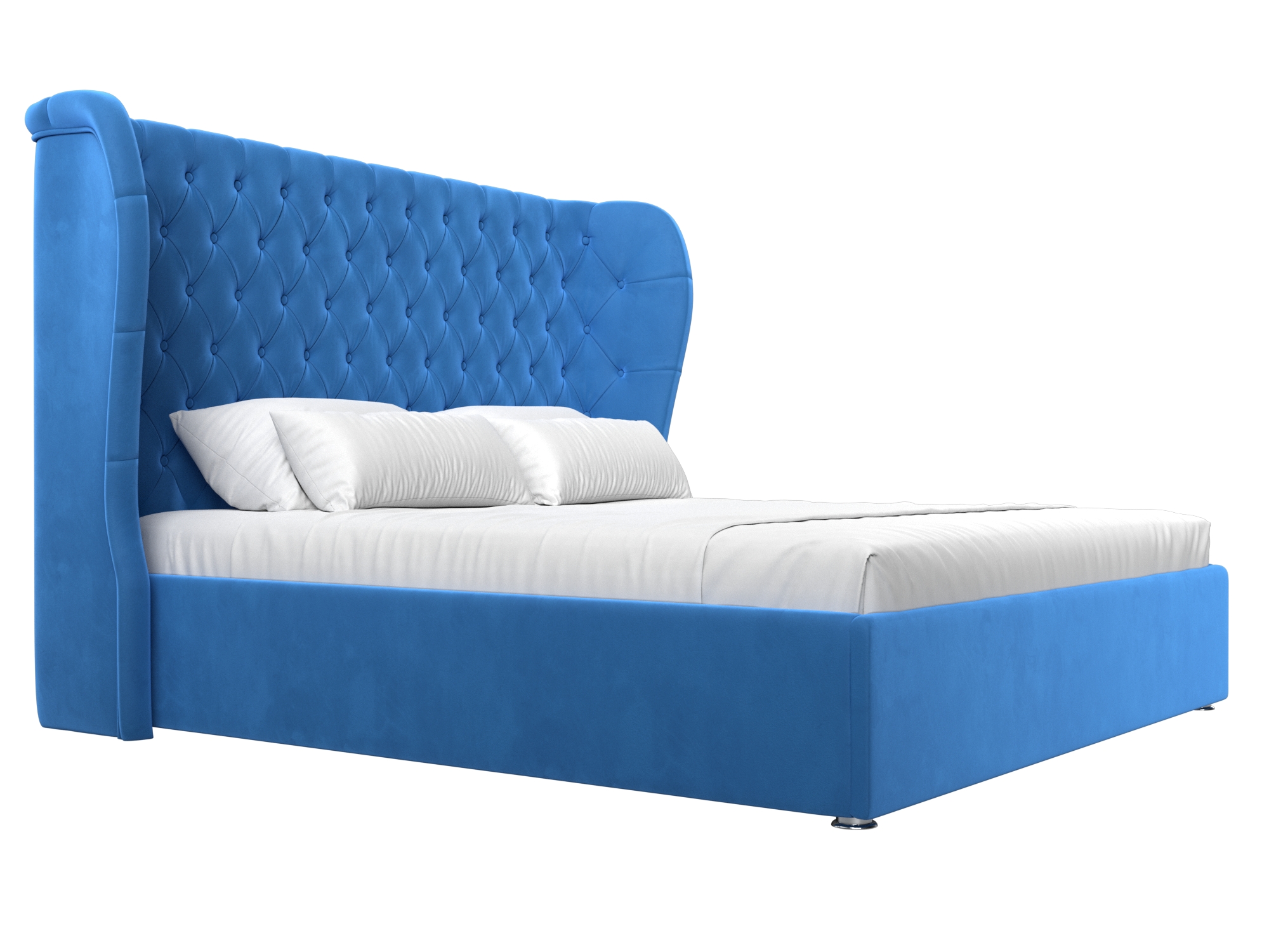 Интерьерная кровать Далия 160 (Голубой)
