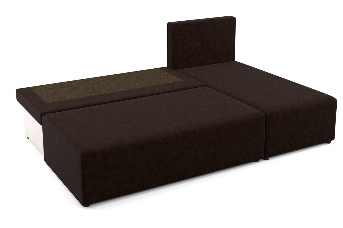 Угловой диван Комо (коричневый)