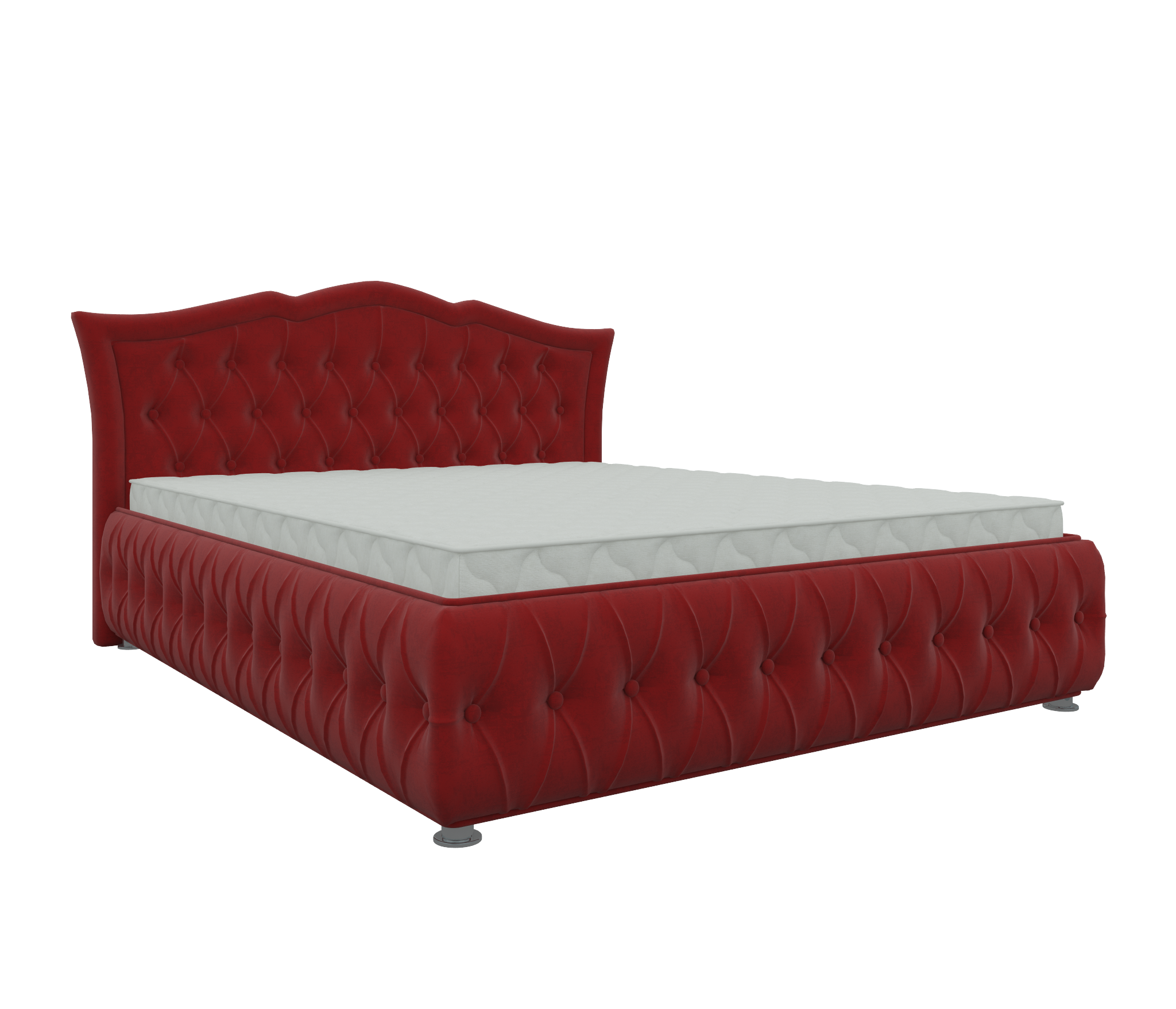 Интерьерная кровать Герда 180 (Бордовый)