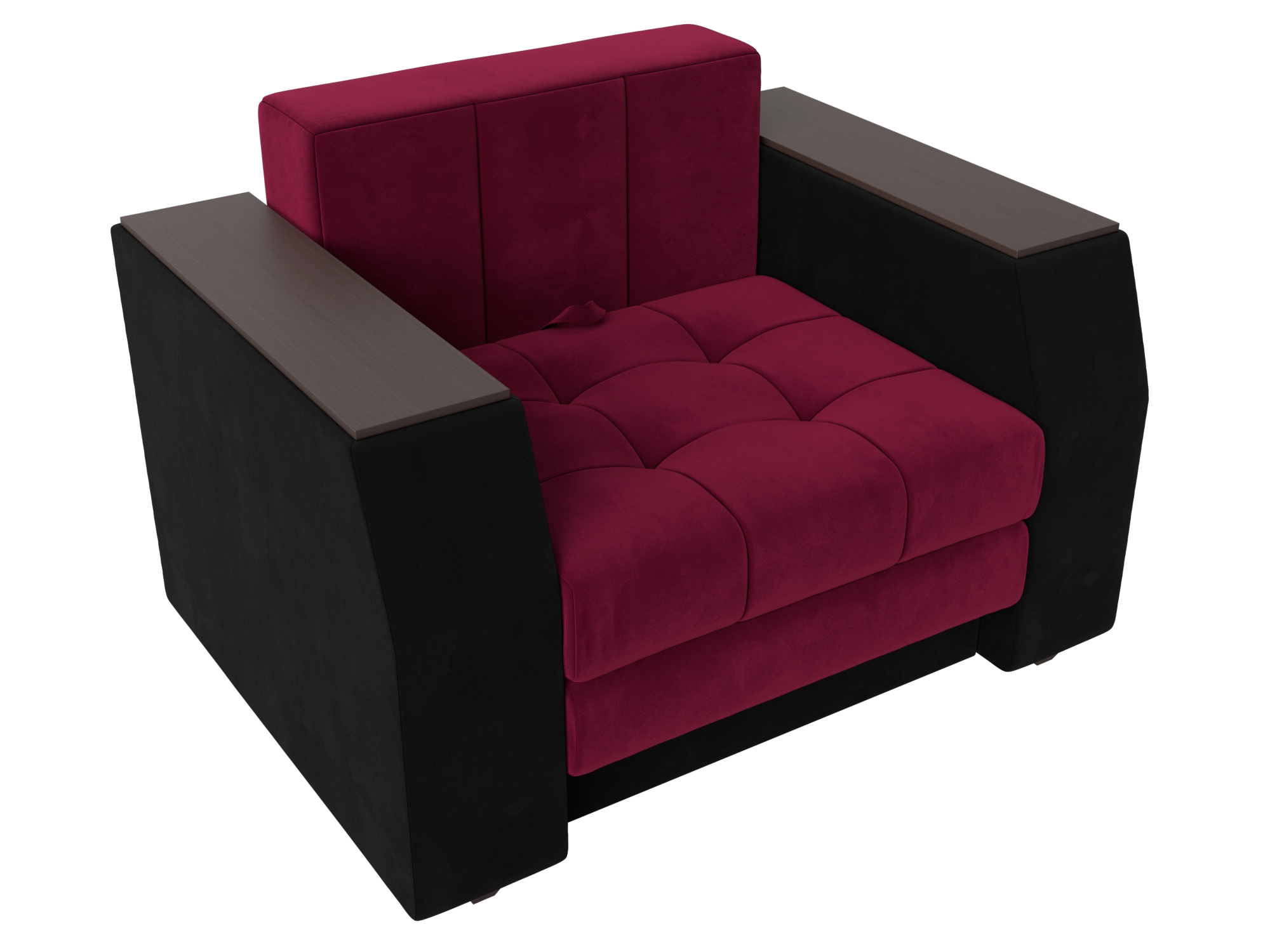 Кресло-кровать Атлантида (Бордовый\Черный)