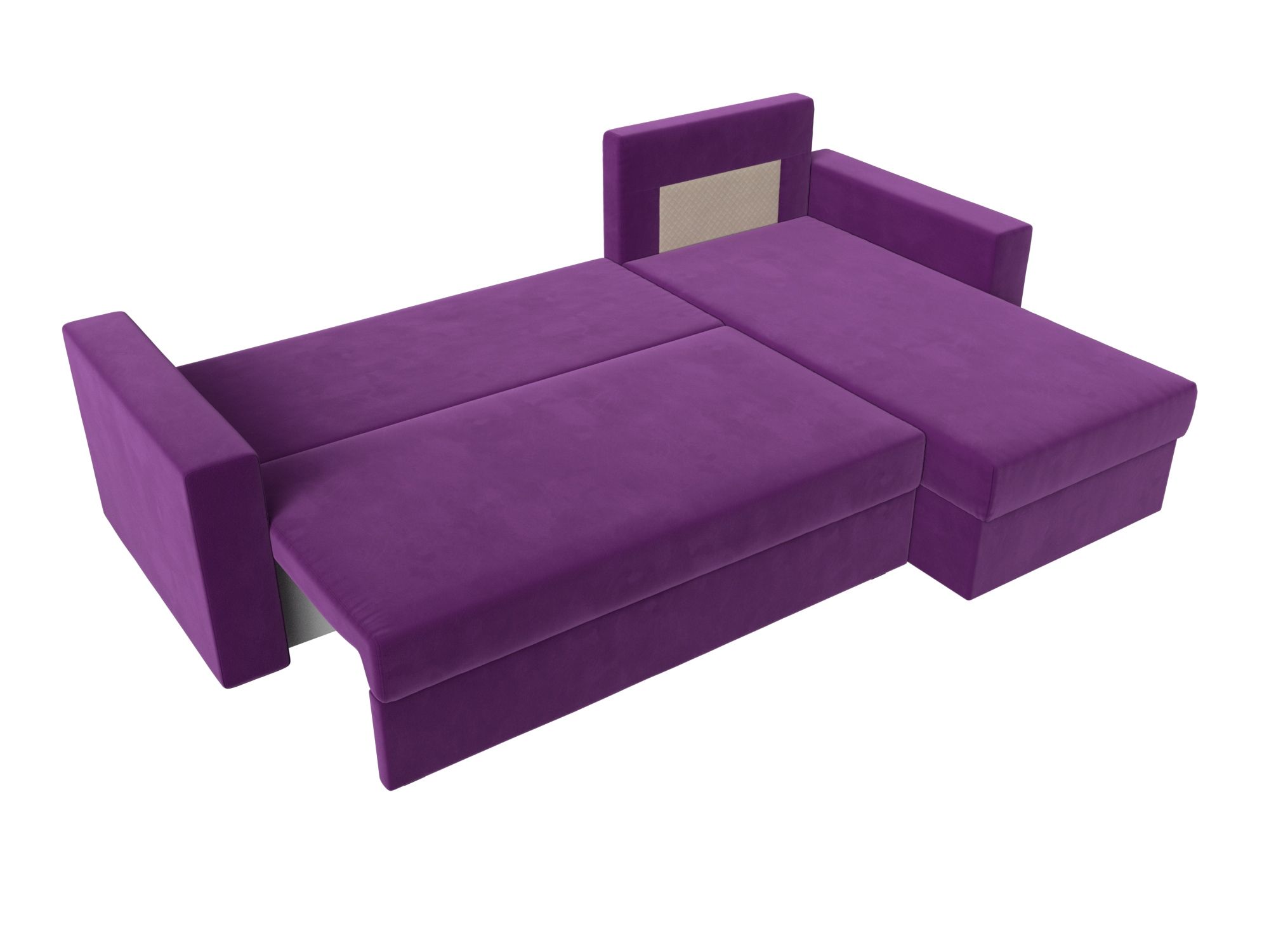 Угловой диван Траумберг Лайт правый угол (Фиолетовый)