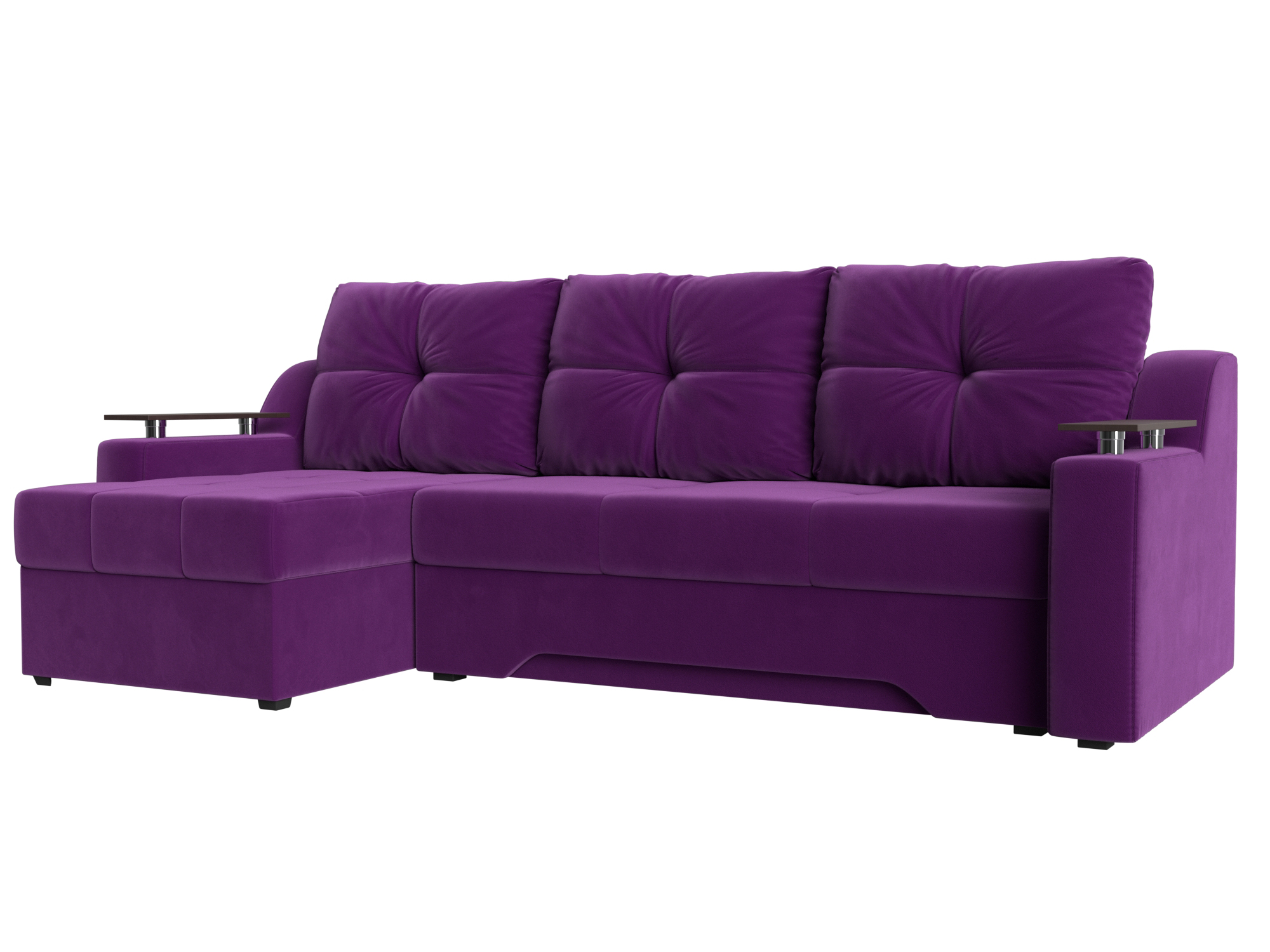 Угловой диван Сенатор левый угол (Фиолетовый)
