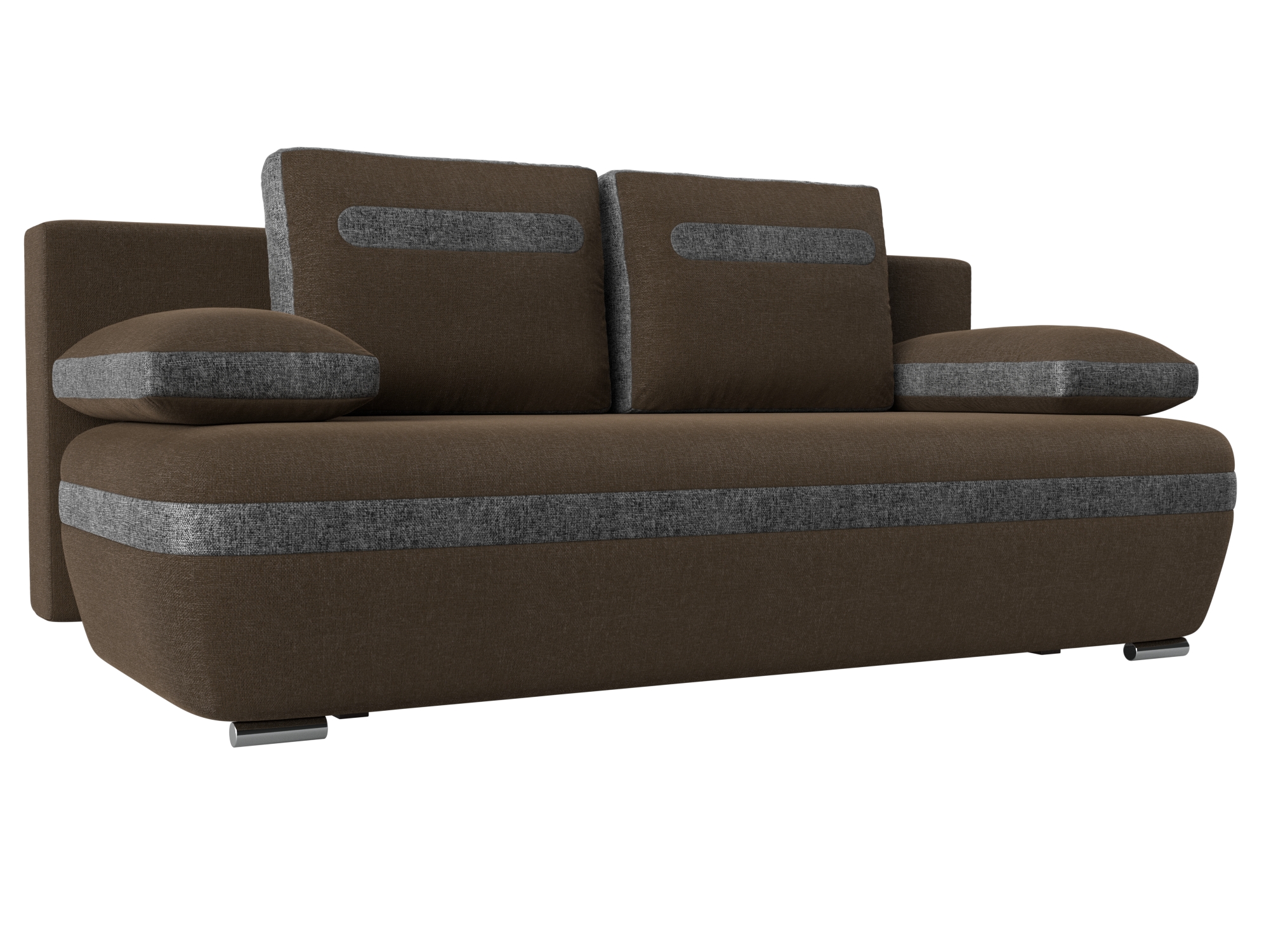 Прямой диван Каир (Коричневый\Серый)