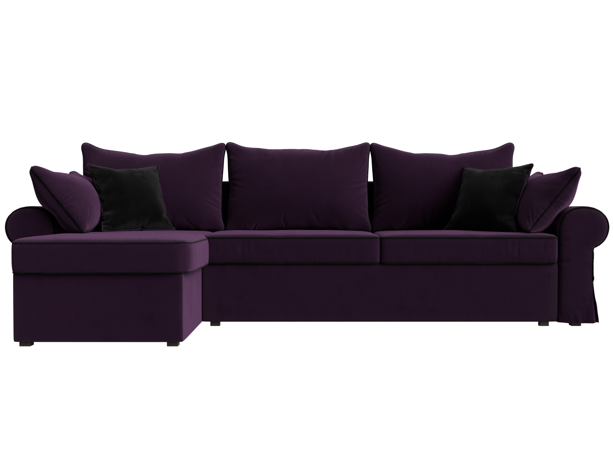 Угловой диван Элис левый угол (Фиолетовый)