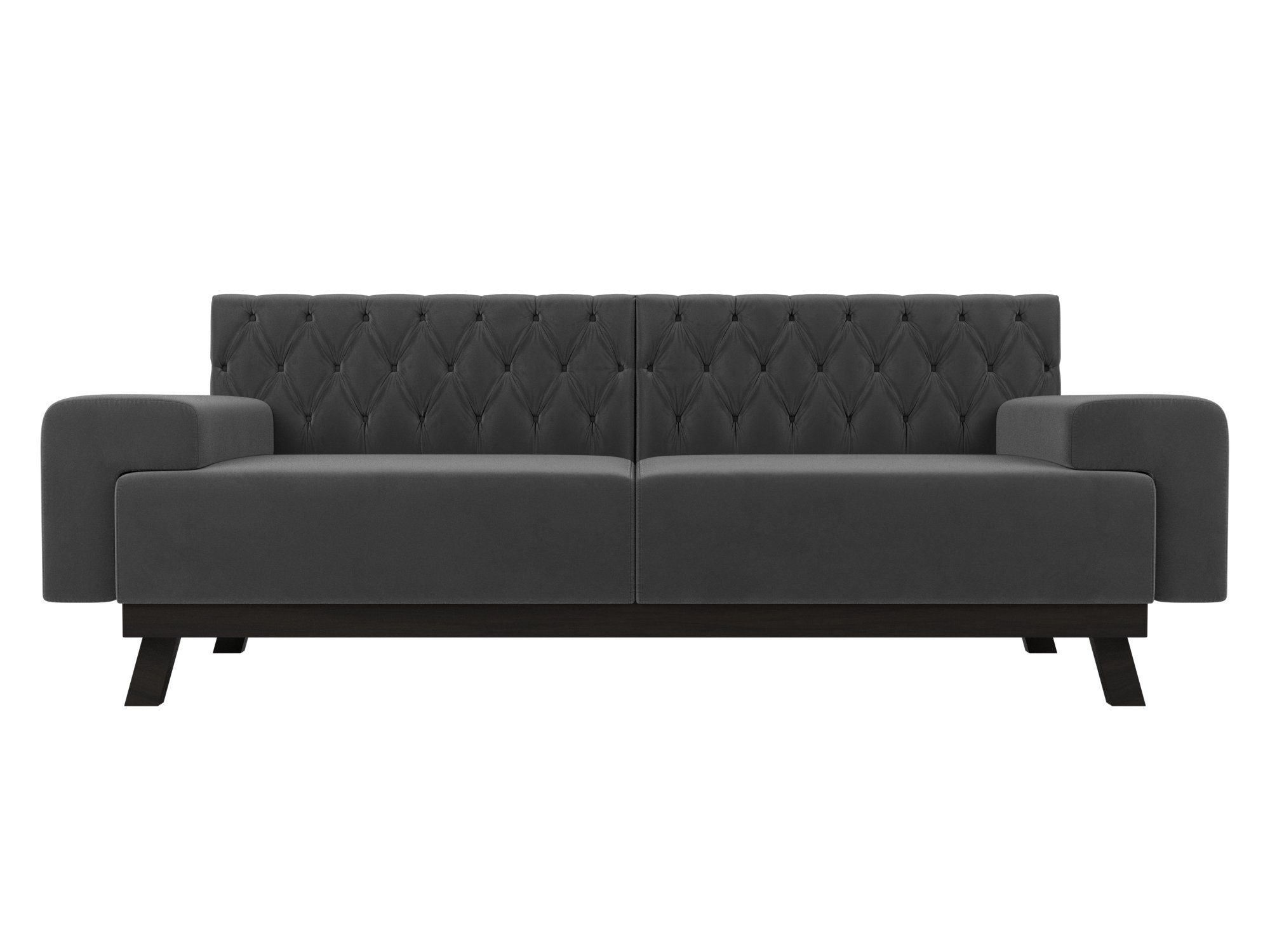 Прямой диван Мюнхен Люкс (Серый)