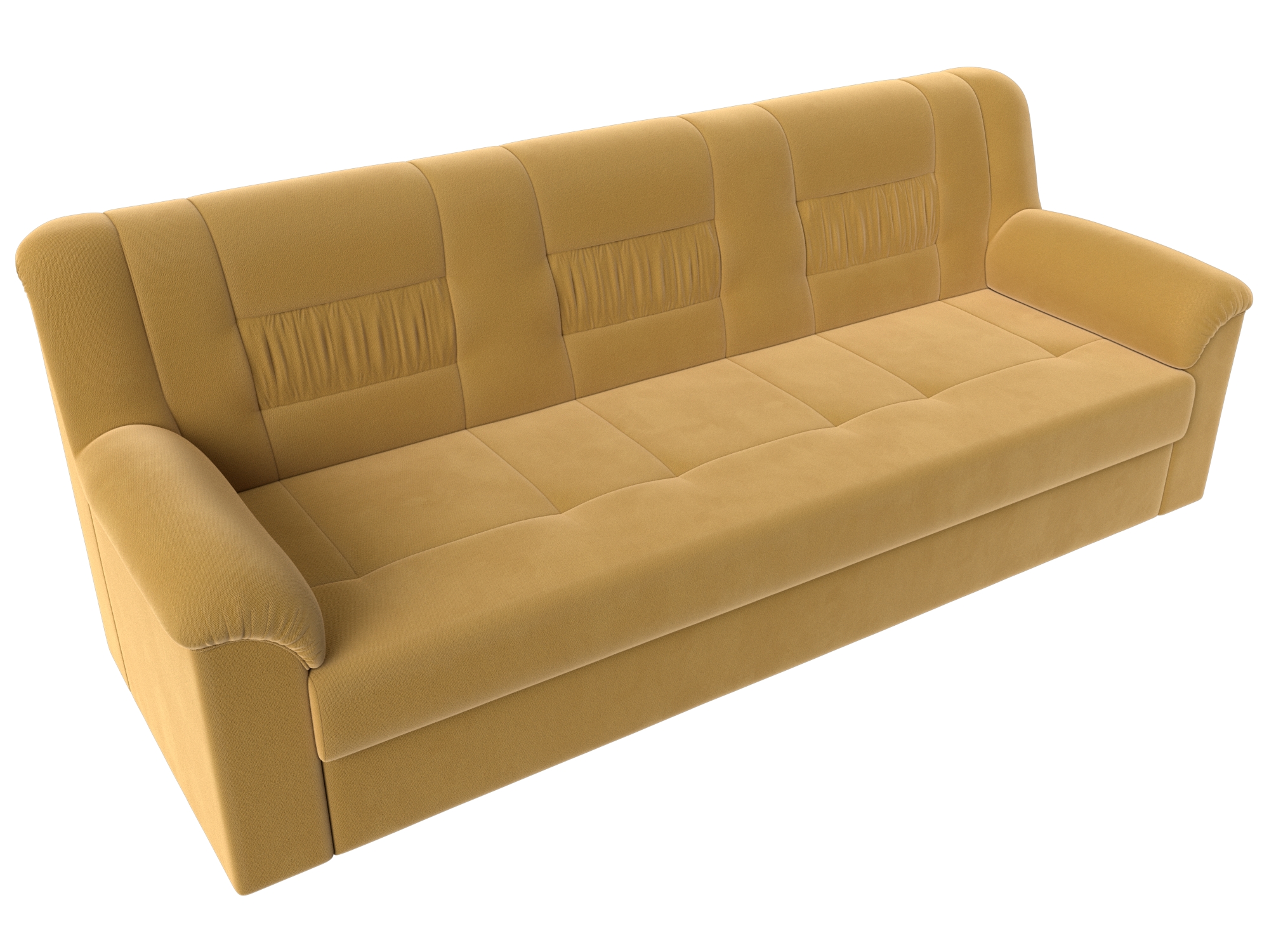 Прямой диван Карелия (Желтый)