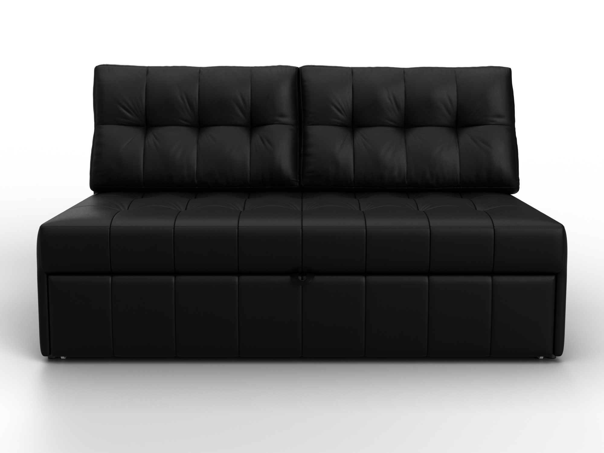 Диван прямой Лига-107 (140) ( GRIFON 18 черный )