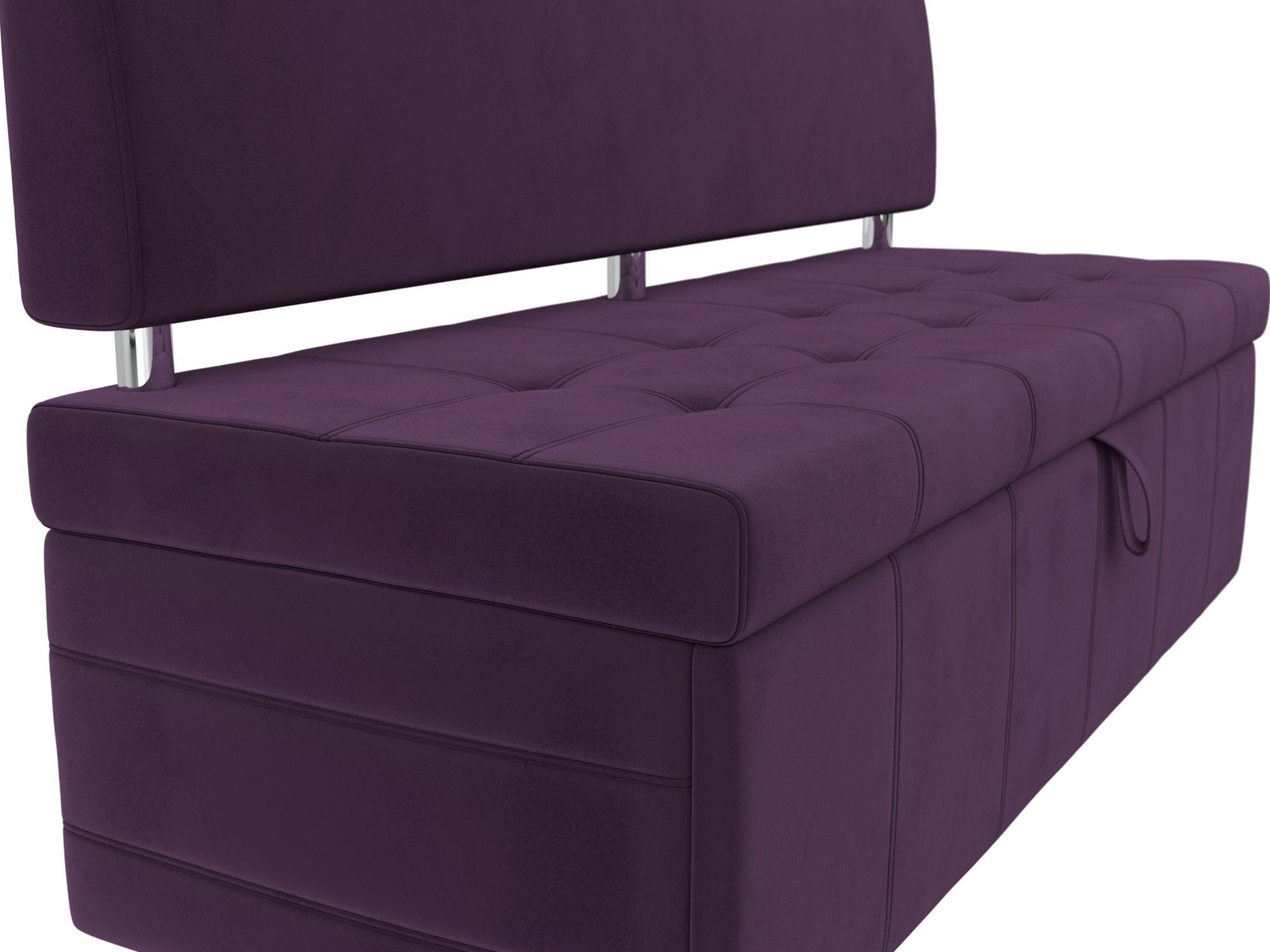Кухонный прямой диван Стоун (Фиолетовый)