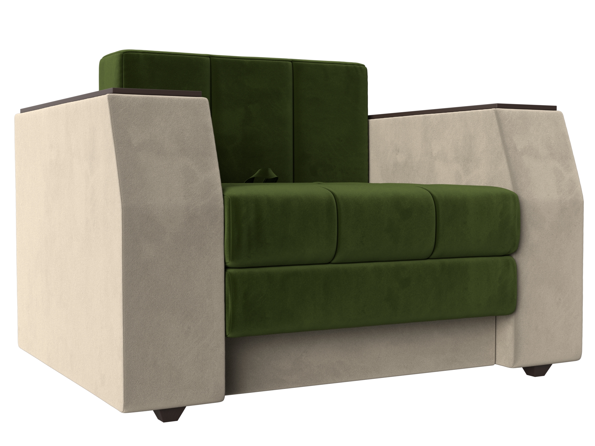 Кресло-кровать Атлантида (Зеленый\Бежевый)