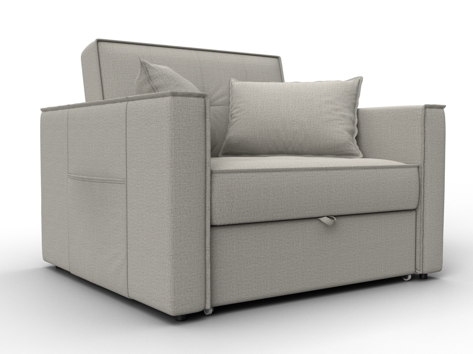 Кресло-кровать Лига-104 (80) ( Амур 02 бежевый )