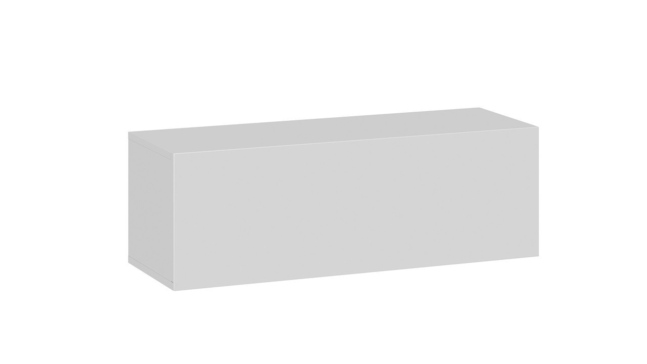 Шкаф навесной Глосс - ТД 319.03.26 Белый глянец, Стекло Белый глянец