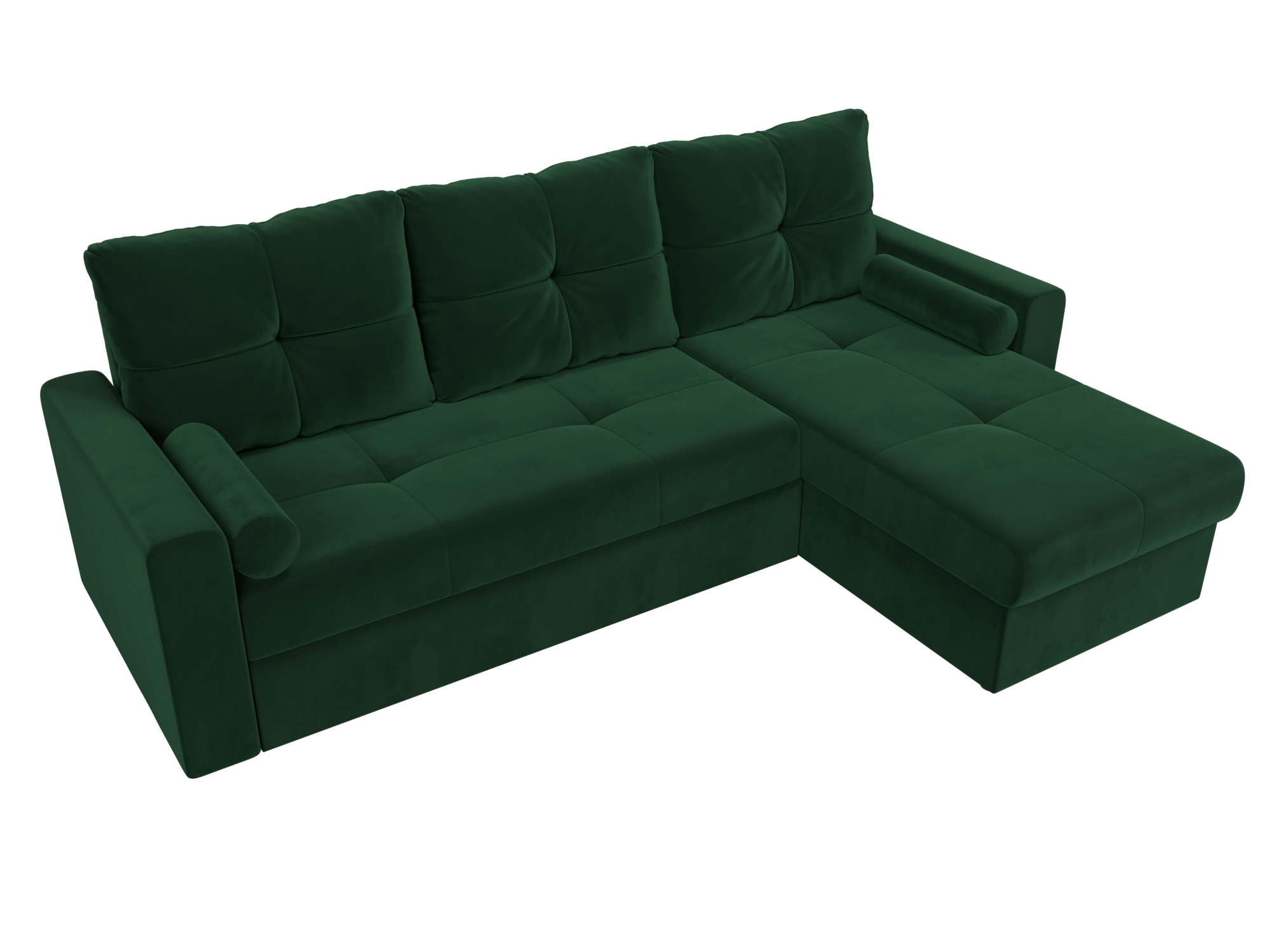 Угловой диван Верона правый угол (Зеленый)