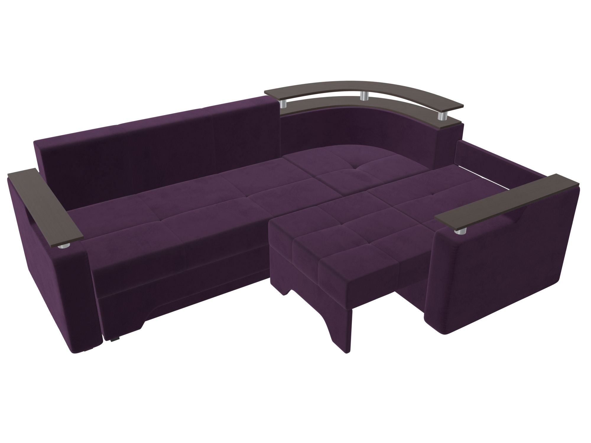 Угловой диван Комфорт правый угол (Фиолетовый)