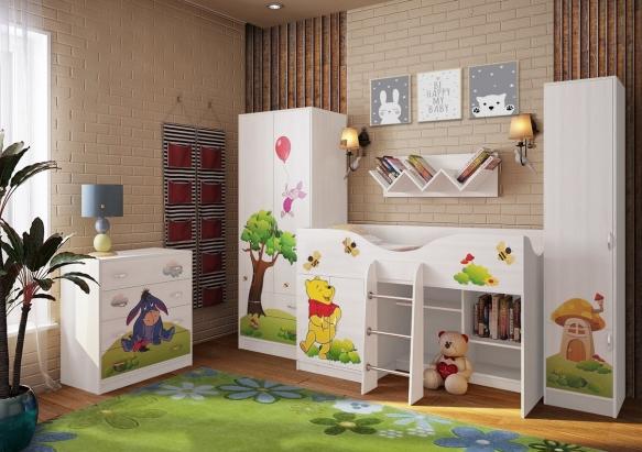 Детская готовая комната №2 серии Винни Пух