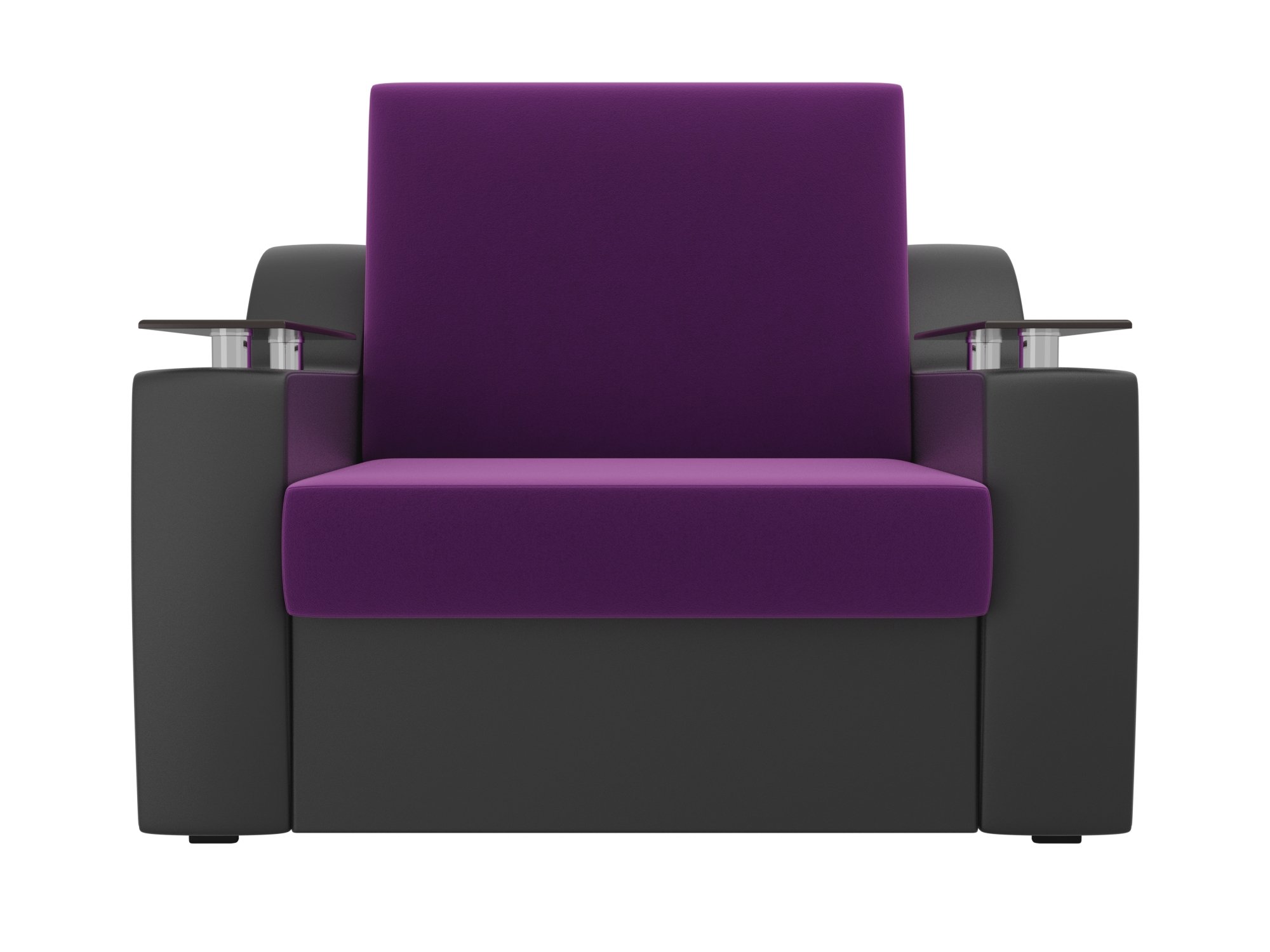 Кресло-кровать Сенатор 60 (Фиолетовый\Черный)