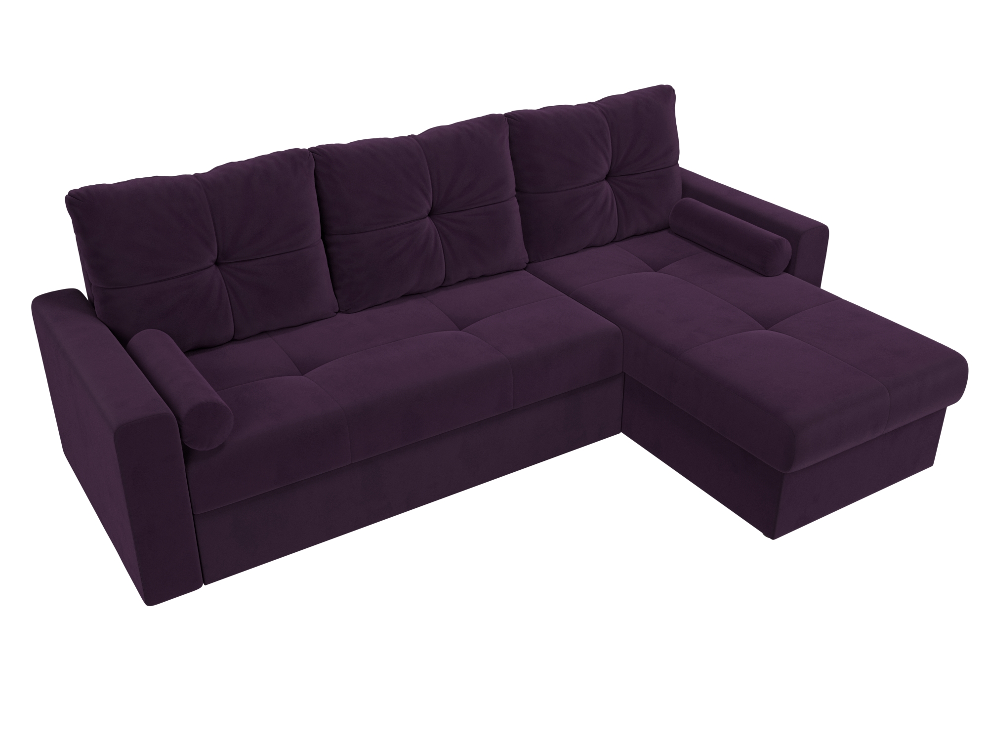 Угловой диван Верона правый угол (Фиолетовый)