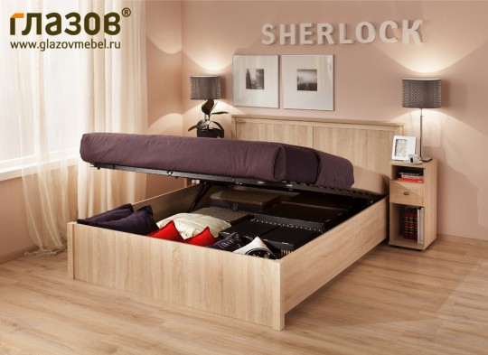 Спальный гарнитур «Sherlock» дуб сонома