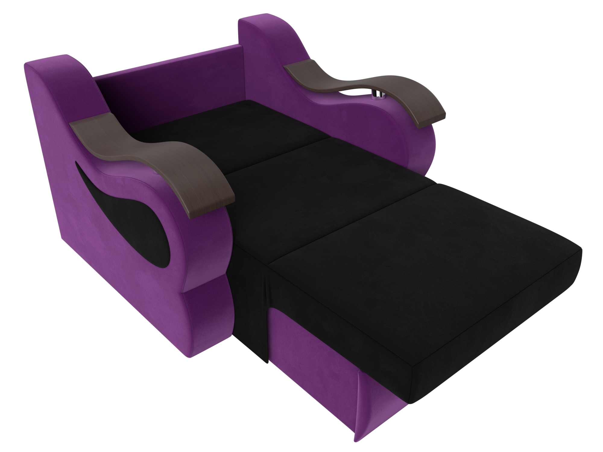 Кресло-кровать Меркурий 60 (Черный\Фиолетовый)