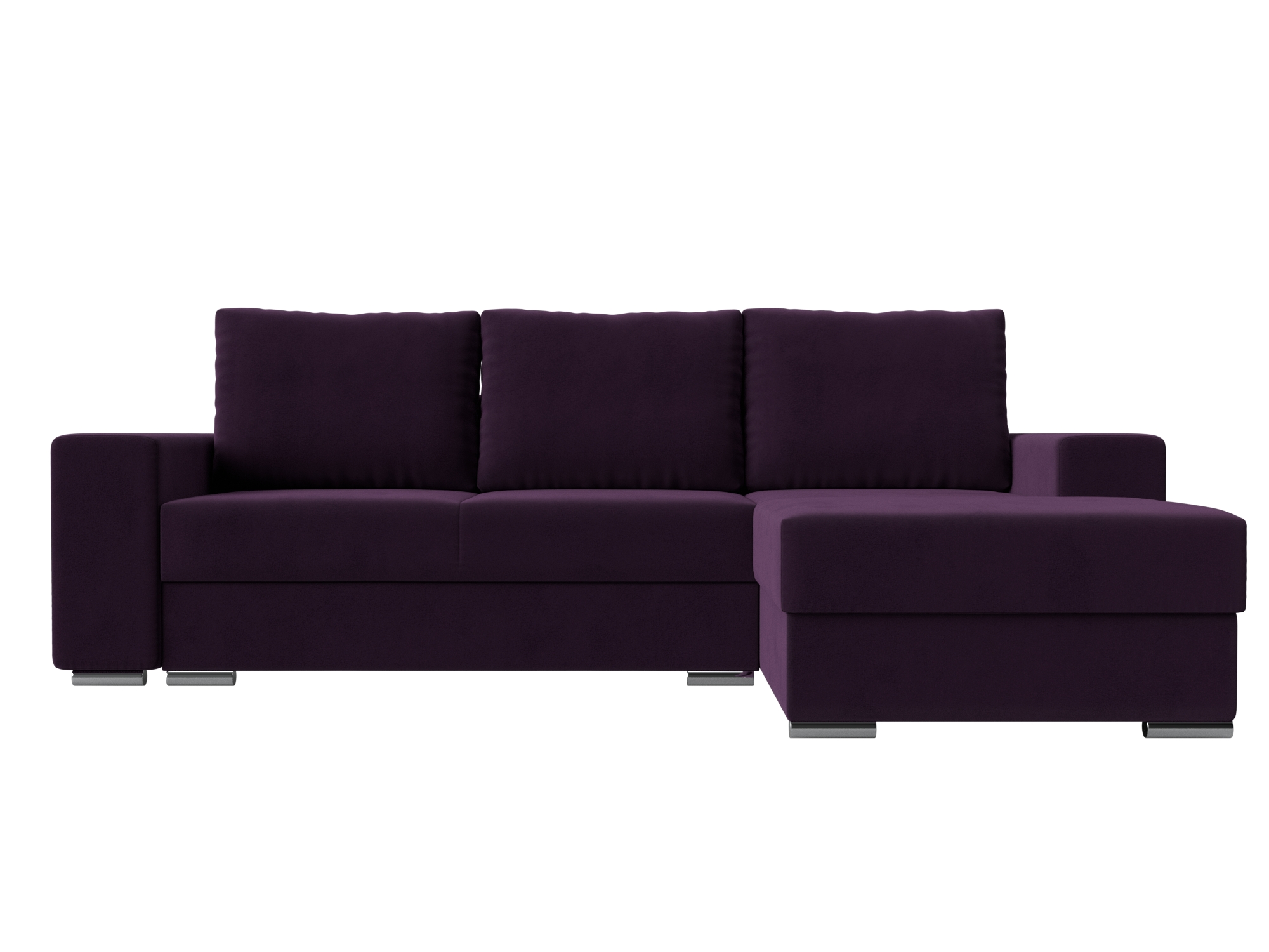 Угловой диван Дрезден правый угол (Фиолетовый)
