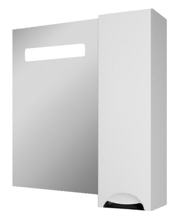 Шкаф-зеркало Грация 65 левый/правый с подсветкой LED Домино