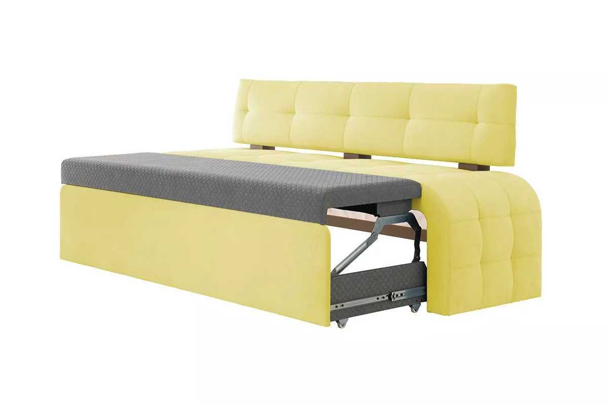 Кухонный диван Бристоль со спальным местом Желтый