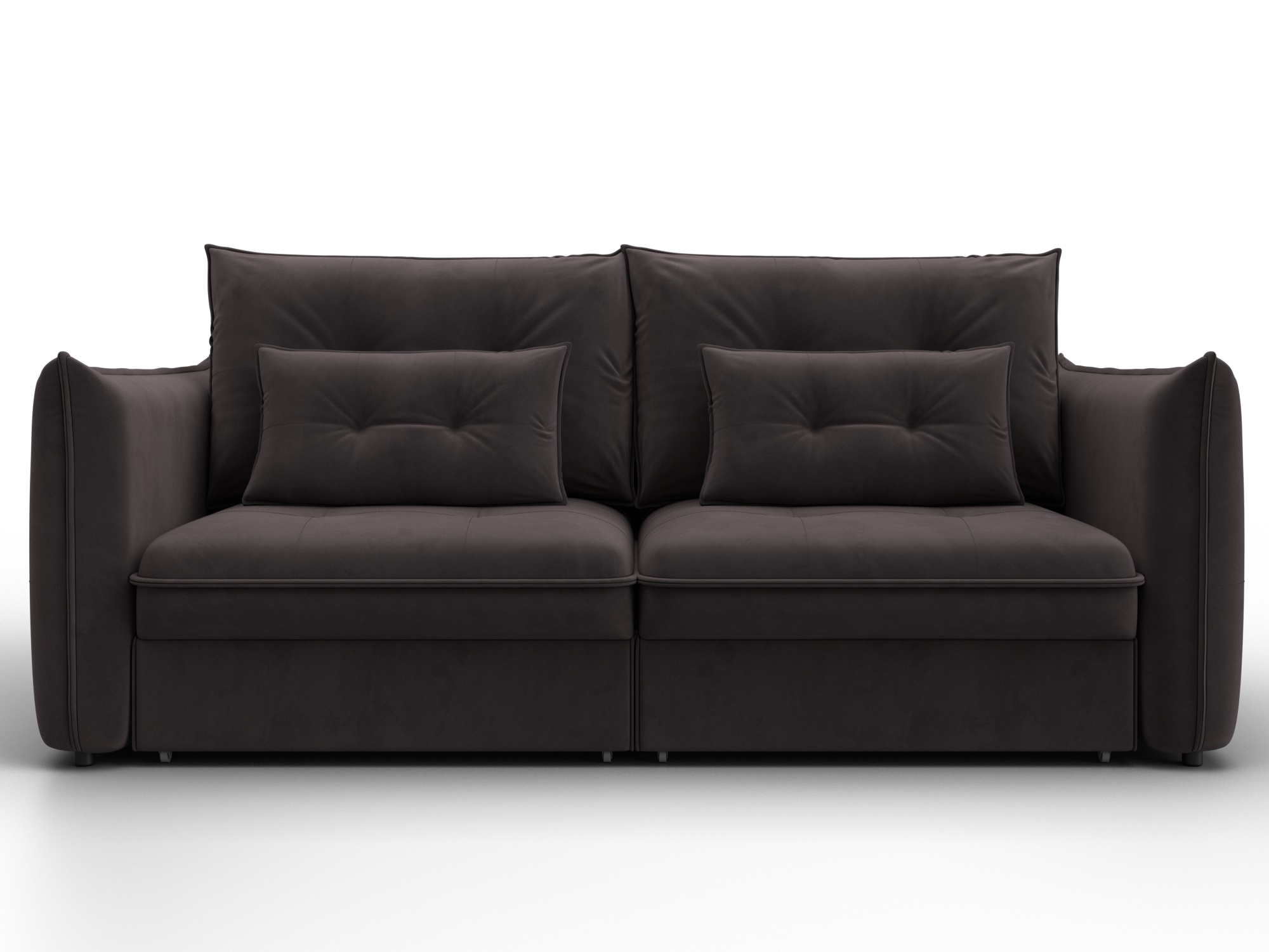 Диван прямой Лига-100 НПБ ( SEVEN 727 коричневый )