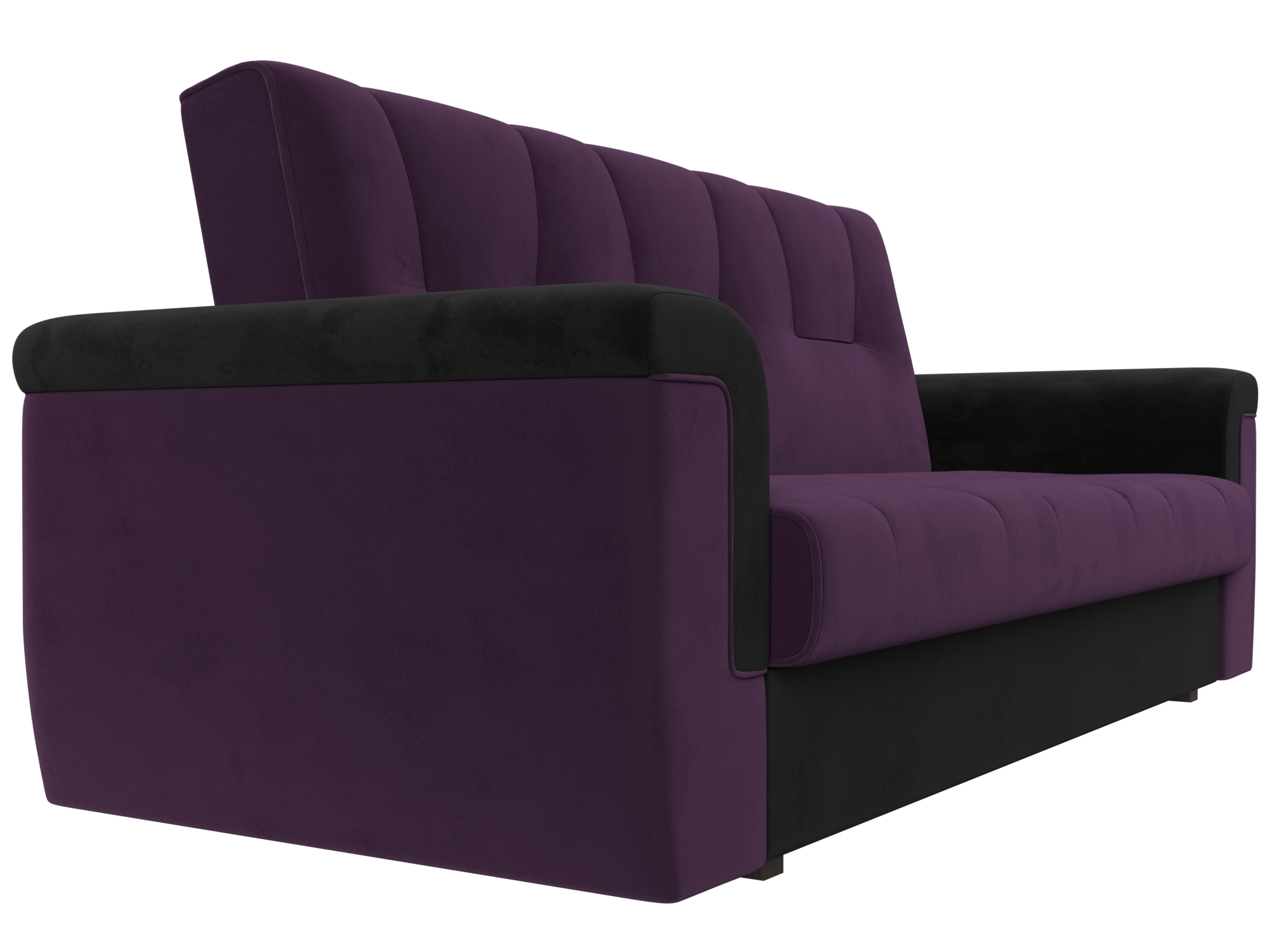 Прямой диван Эллиот (Фиолетовый\Черный)