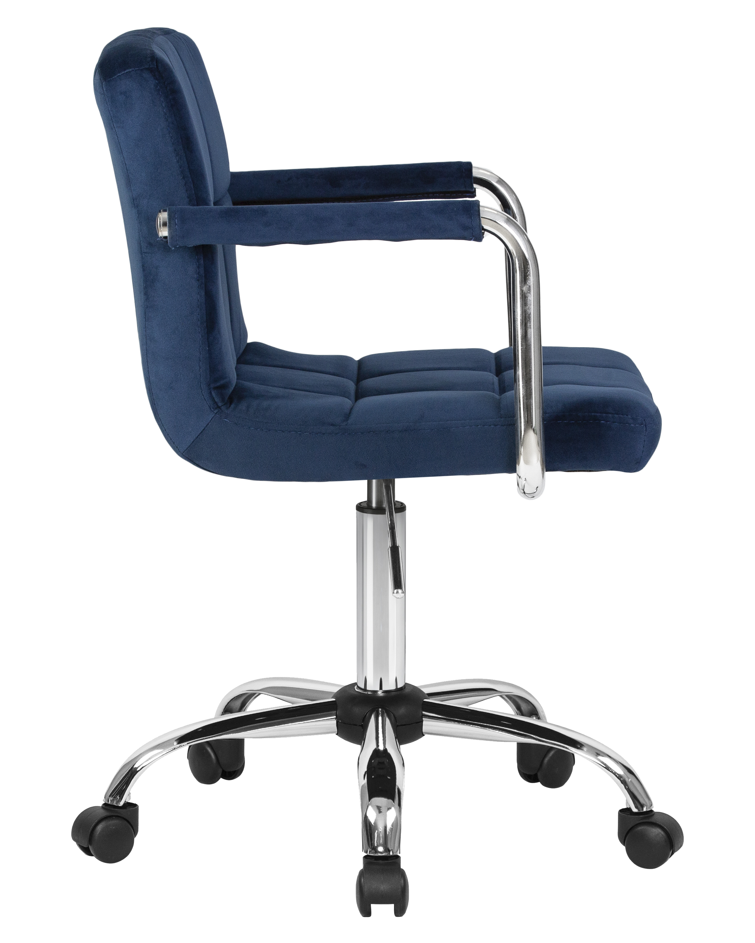 Офисное кресло для персонала DOBRIN TERRY (синий велюр (MJ9-117))