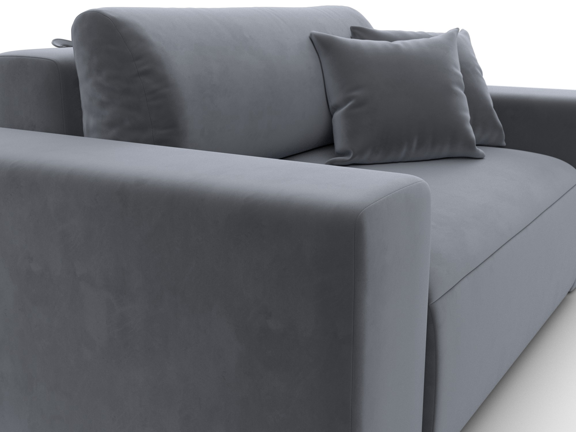 Кресло Лига-036 НПБ ( SEVEN 17 серый )