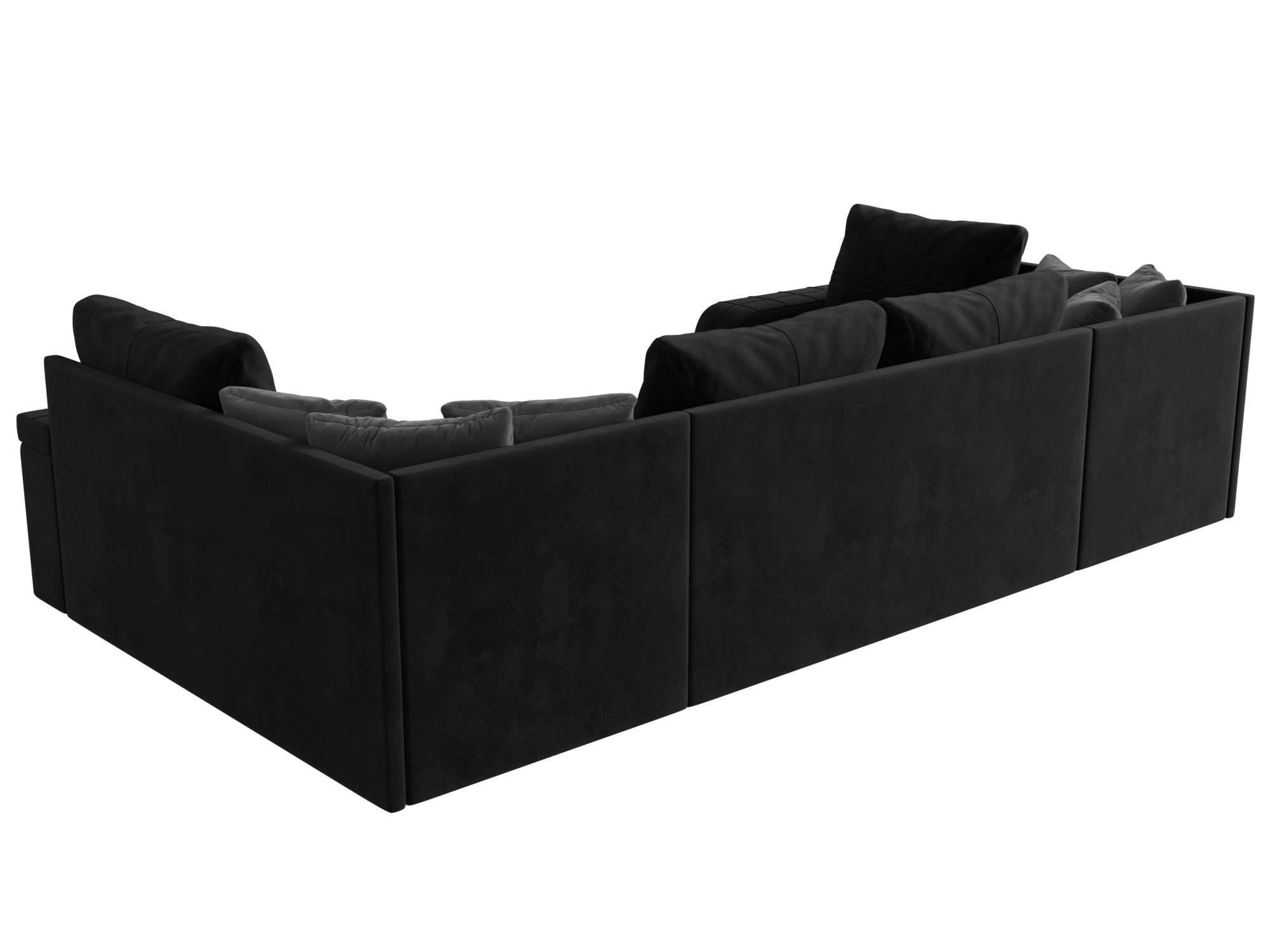 П-образный диван Николь (Черный\Белый\Серый)
