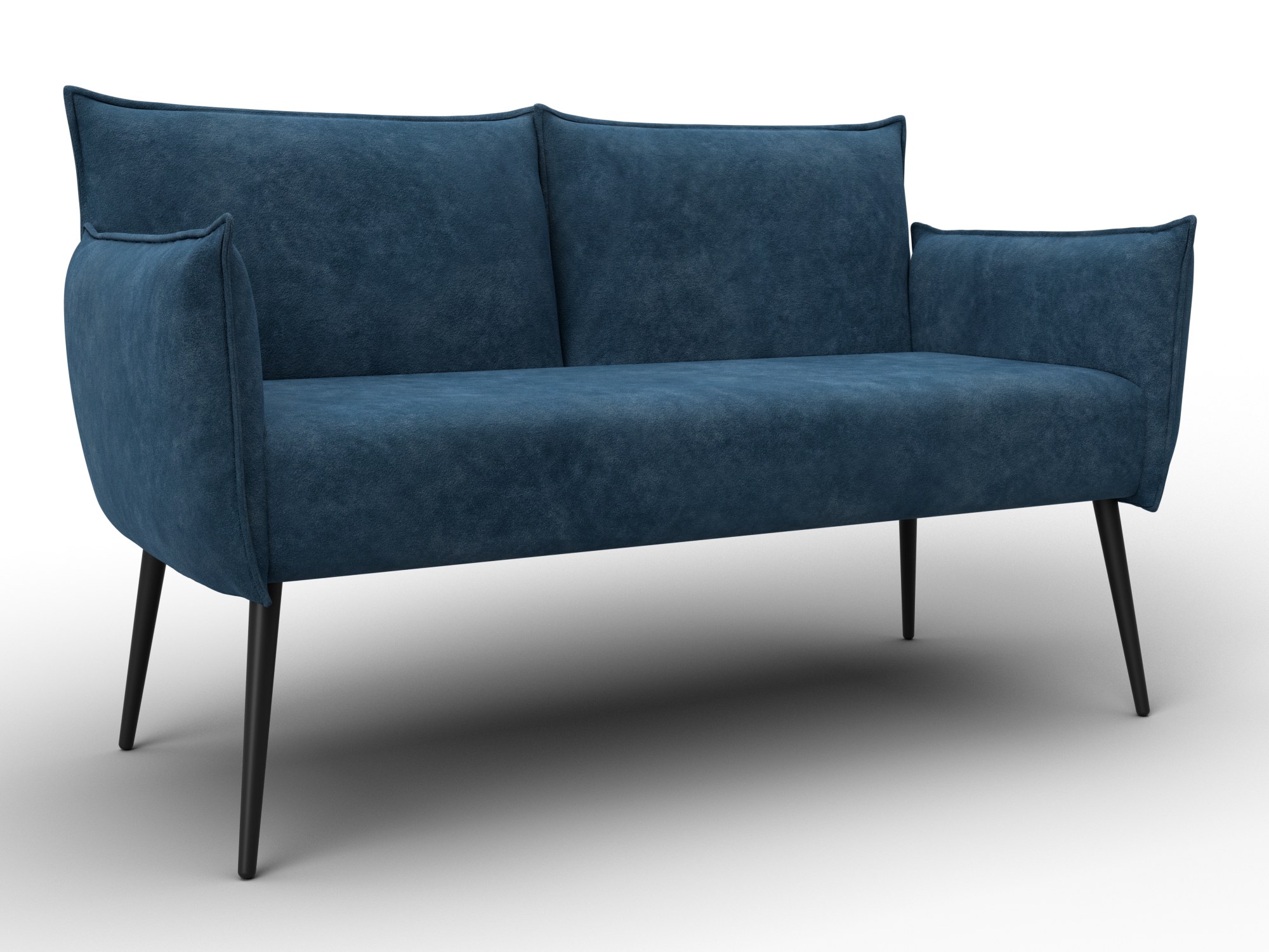 Диван прямой Лига-083 ( BRUT 11 синий )