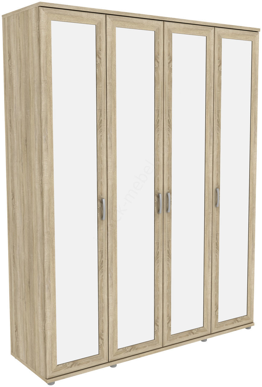 Шкаф для одежды с 4 зеркалами ГАРУН-К 514.02