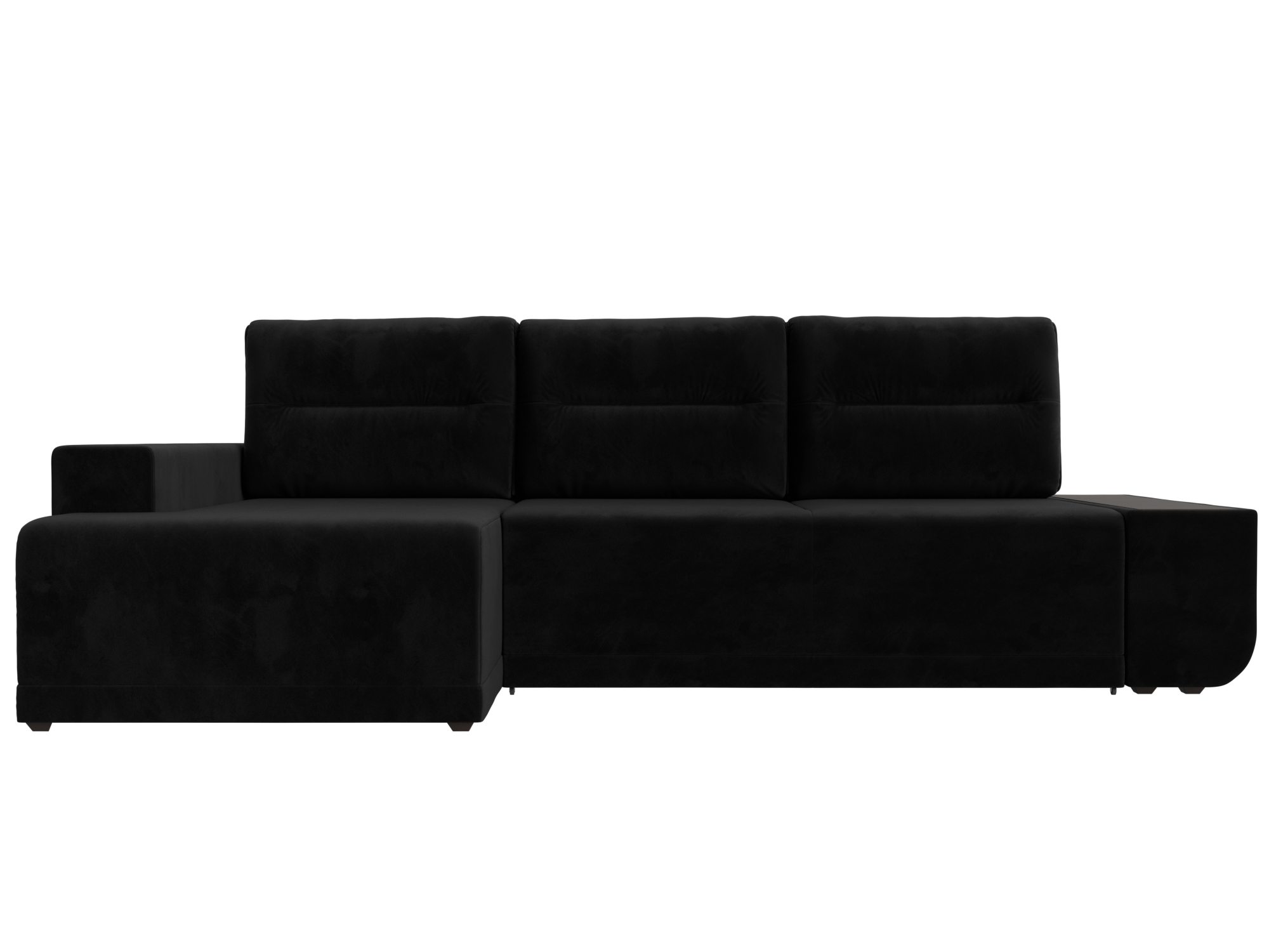 Угловой диван Чикаго левый угол (Черный)