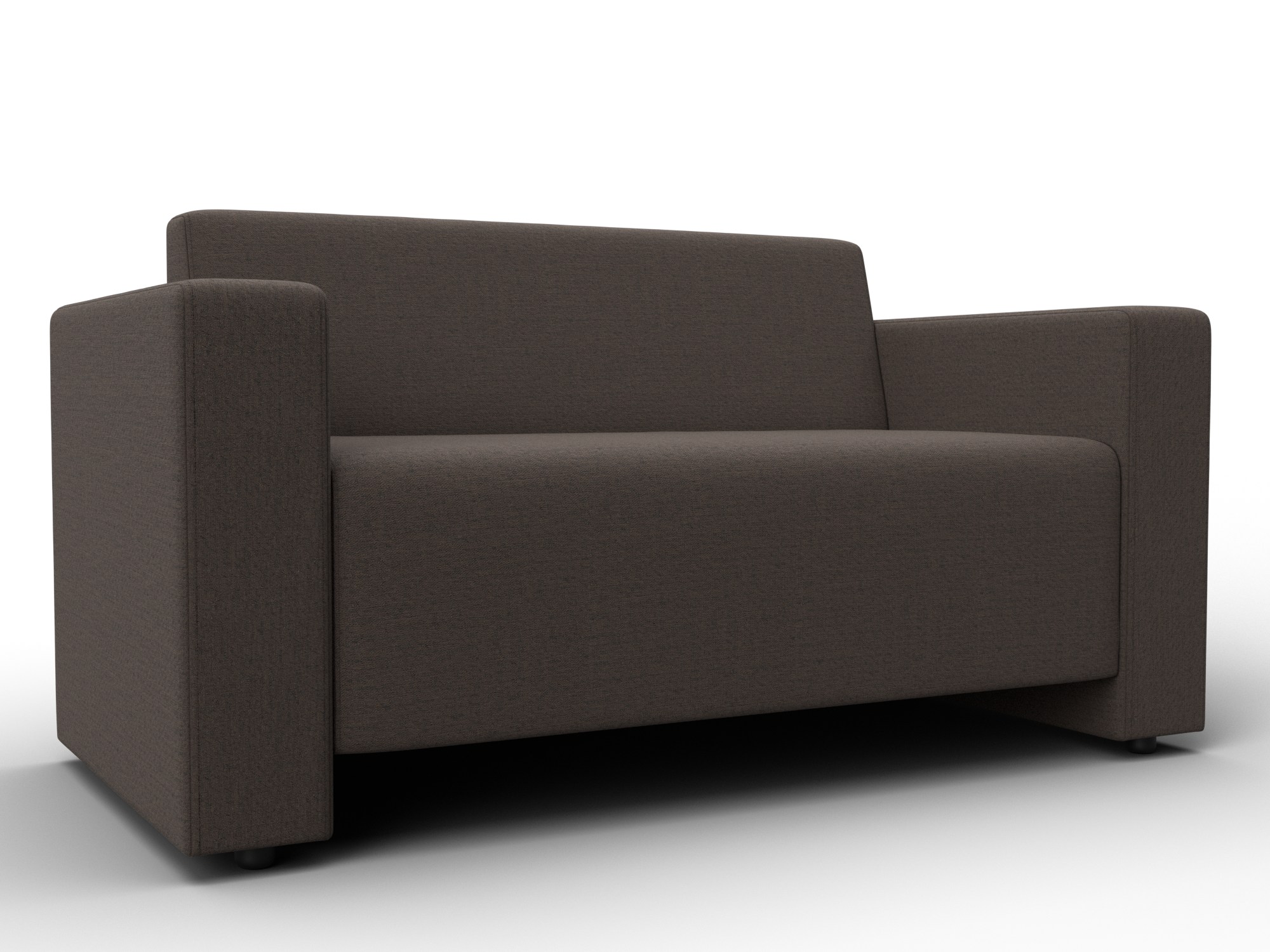 Диван прямой Лига-093 ( Амур 05 коричневый )