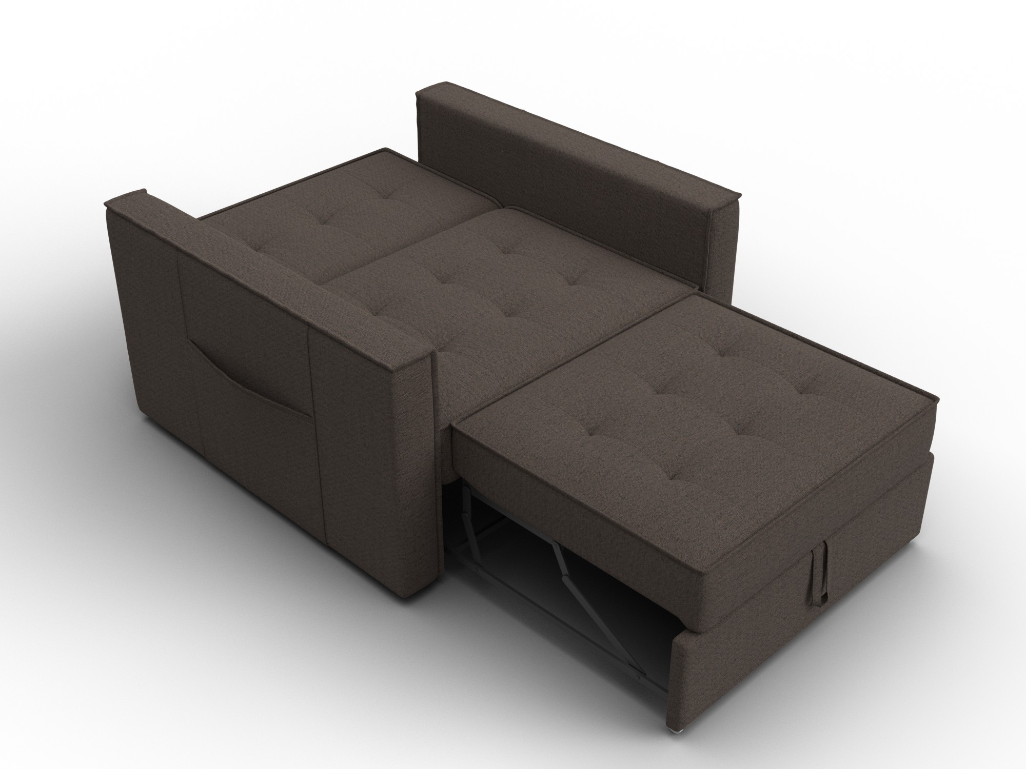 Кресло-кровать Лига-104 (80) ( Амур 05 коричневый )