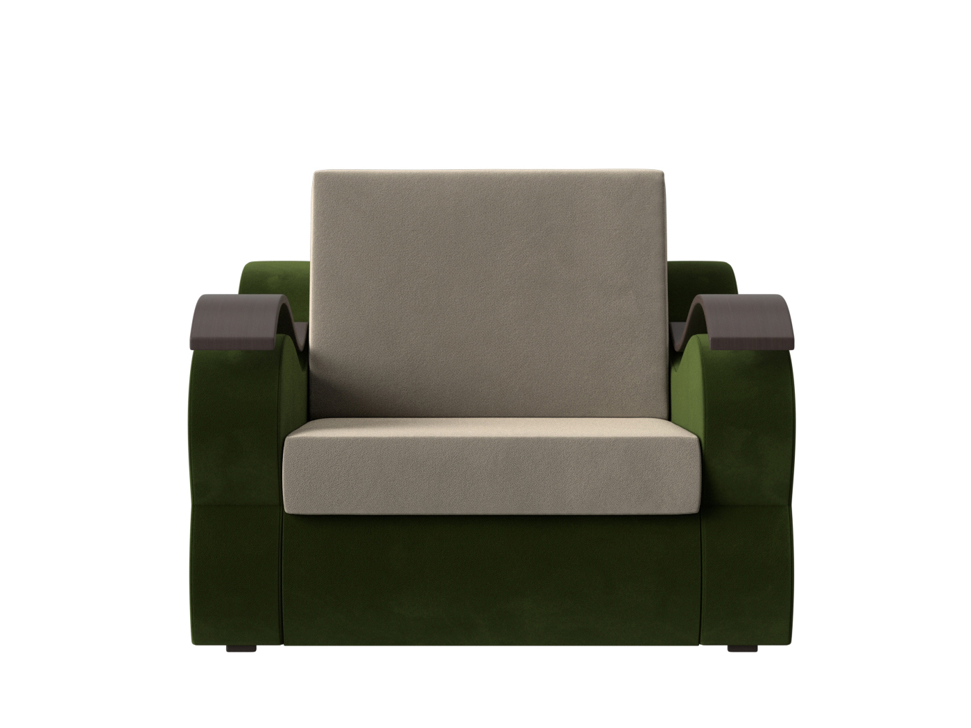 Кресло-кровать Меркурий 60 (Бежевый\Зеленый)