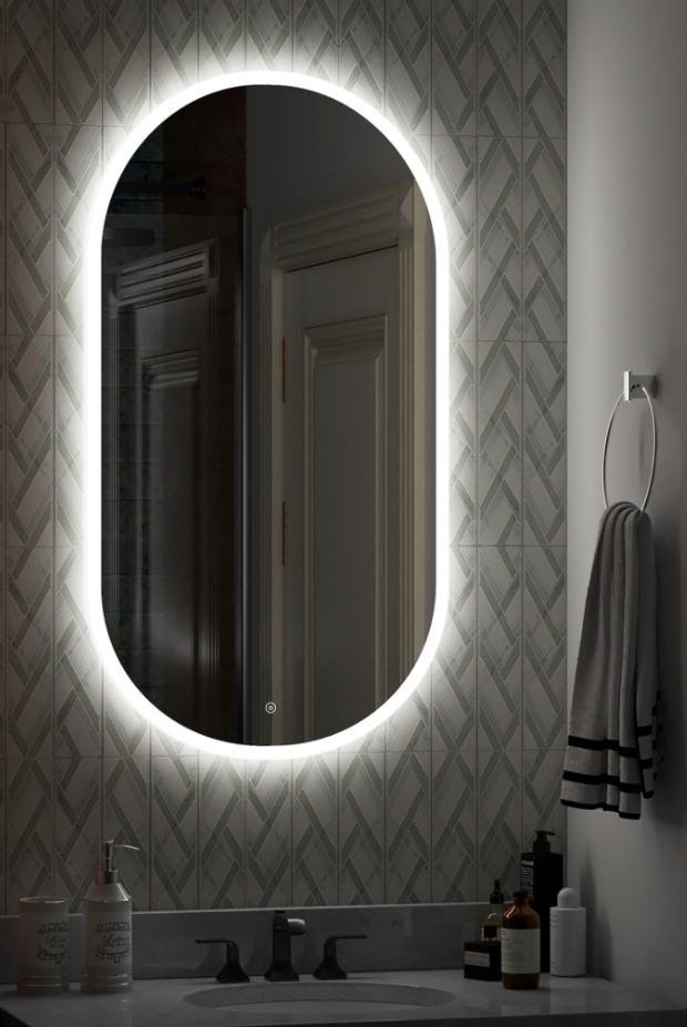 Зеркало с LED подсветкой Delight 550х1000