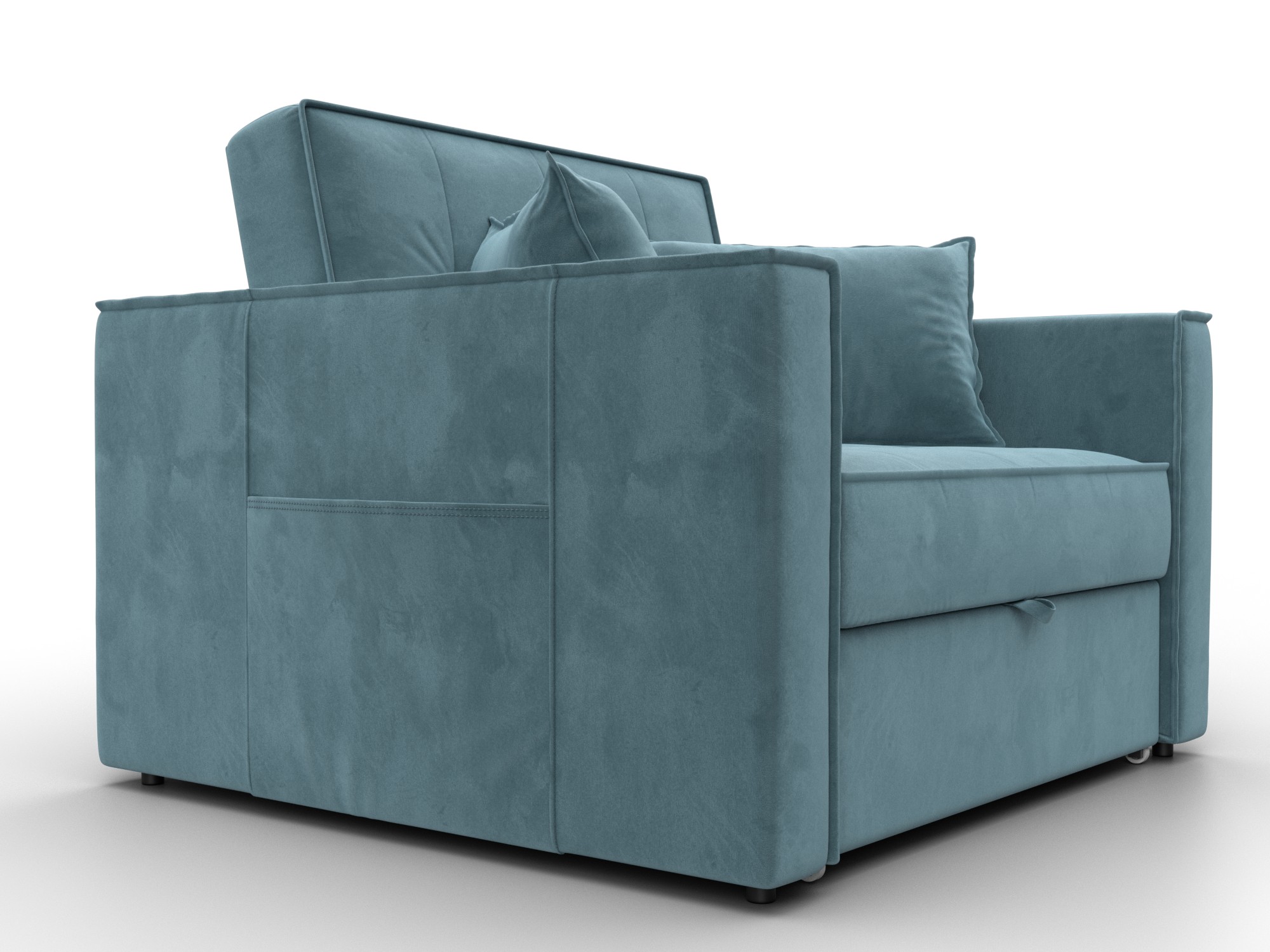 Кресло-кровать Лига-104 (80) ( SEVEN 113 бирюзовый )