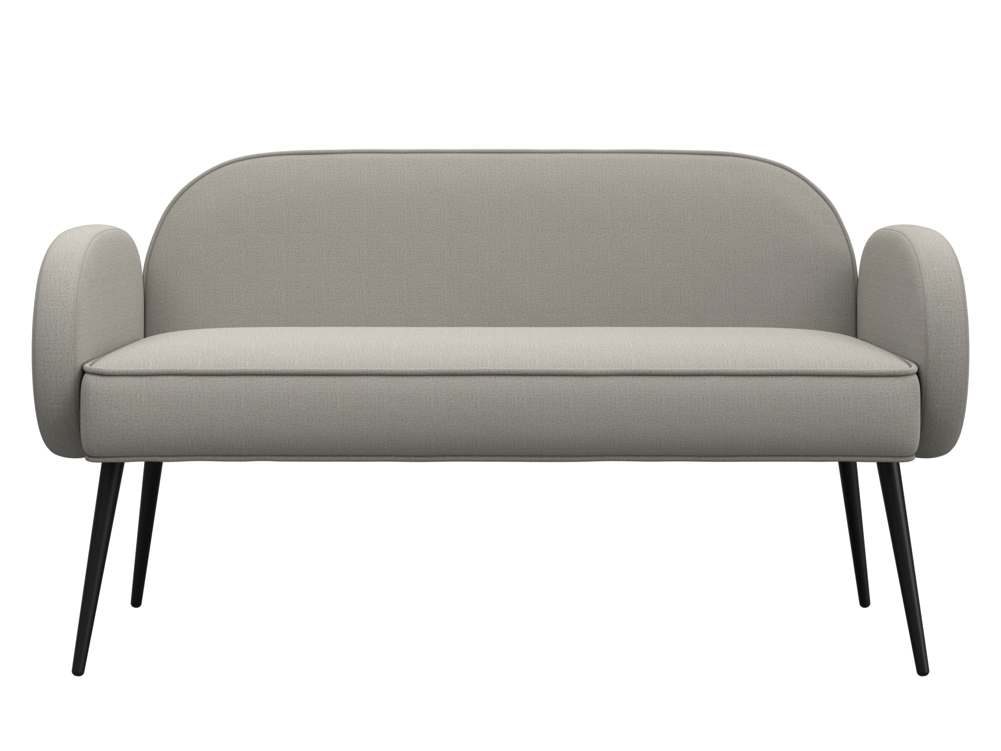 Диван прямой Лига-086 ( Амур 02 бежевый )